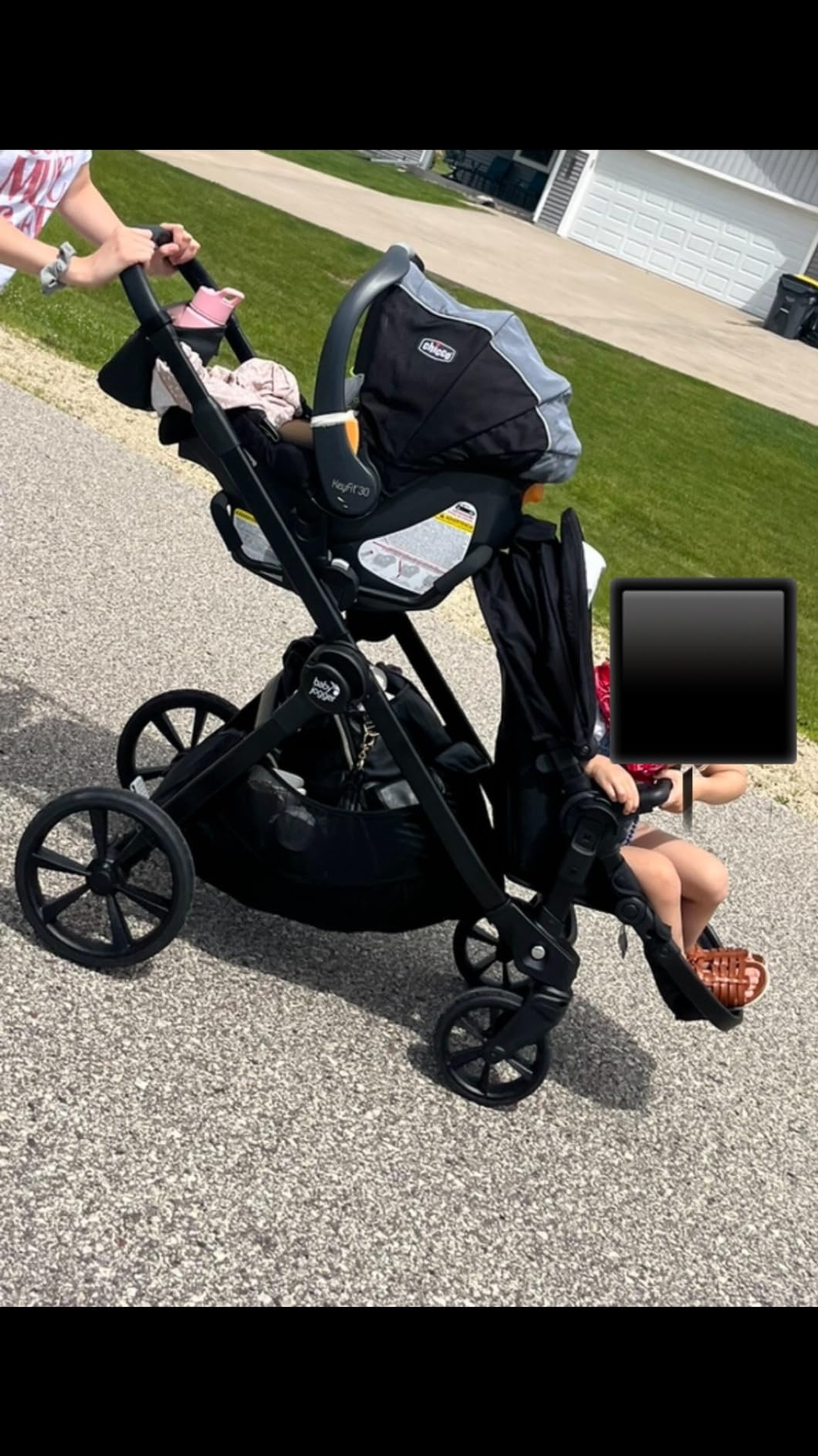 Baby Jogger City Select 2 Single-to-Double Modular Stroller Eco Collection Harbor & Tencel Grey customer photo 1