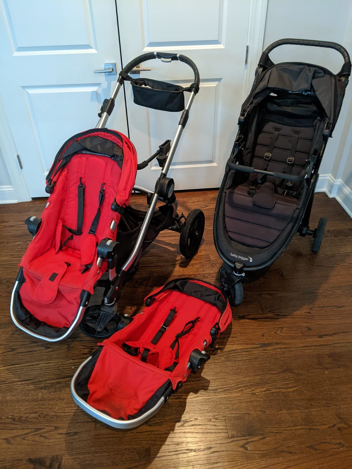 Baby Jogger City Select 2 Single-to-Double Modular Stroller Eco Collection Harbor & Tencel Grey customer photo 2