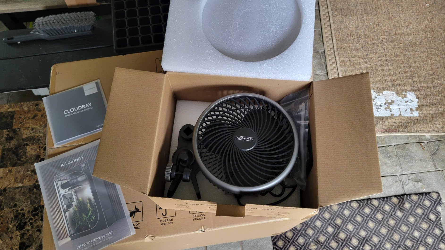 AC Infinity CLOUDRAY S6 Grow Tent Clip Fan 6