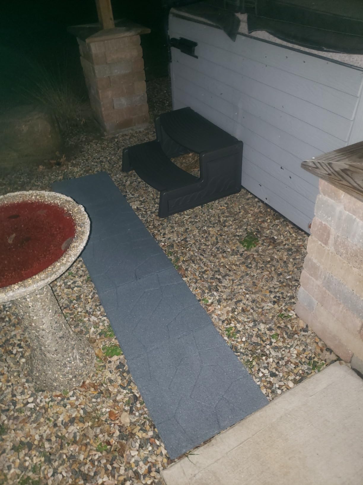 Dual Sided Square Rubber Paver Floor Tiles 16