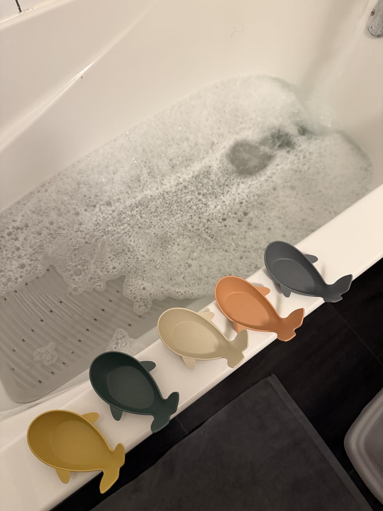 mushie Stackable Bath Boats Floating Toy (Original) | Made in Denmark customer photo 1