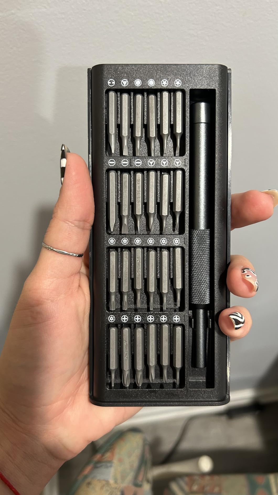 AXTH 25-in-1 Small Precision Screwdriver Set, Professional Mini Repair Tool | Magnetic Screw Driver Kit for Phone, Computer, Watch, Laptop, Macbook, Ring Doorbell, Eyeglass, Electronic customer photo 2