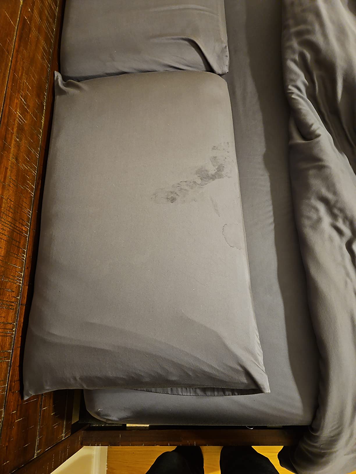 LUXOME Luxury Sheet Set | 100% Viscose from Bamboo | Queen Size - Ocean | Deep Pockets | 4-Piece Set (Fitted, Flat, 2 Pillowcases) customer photo 1