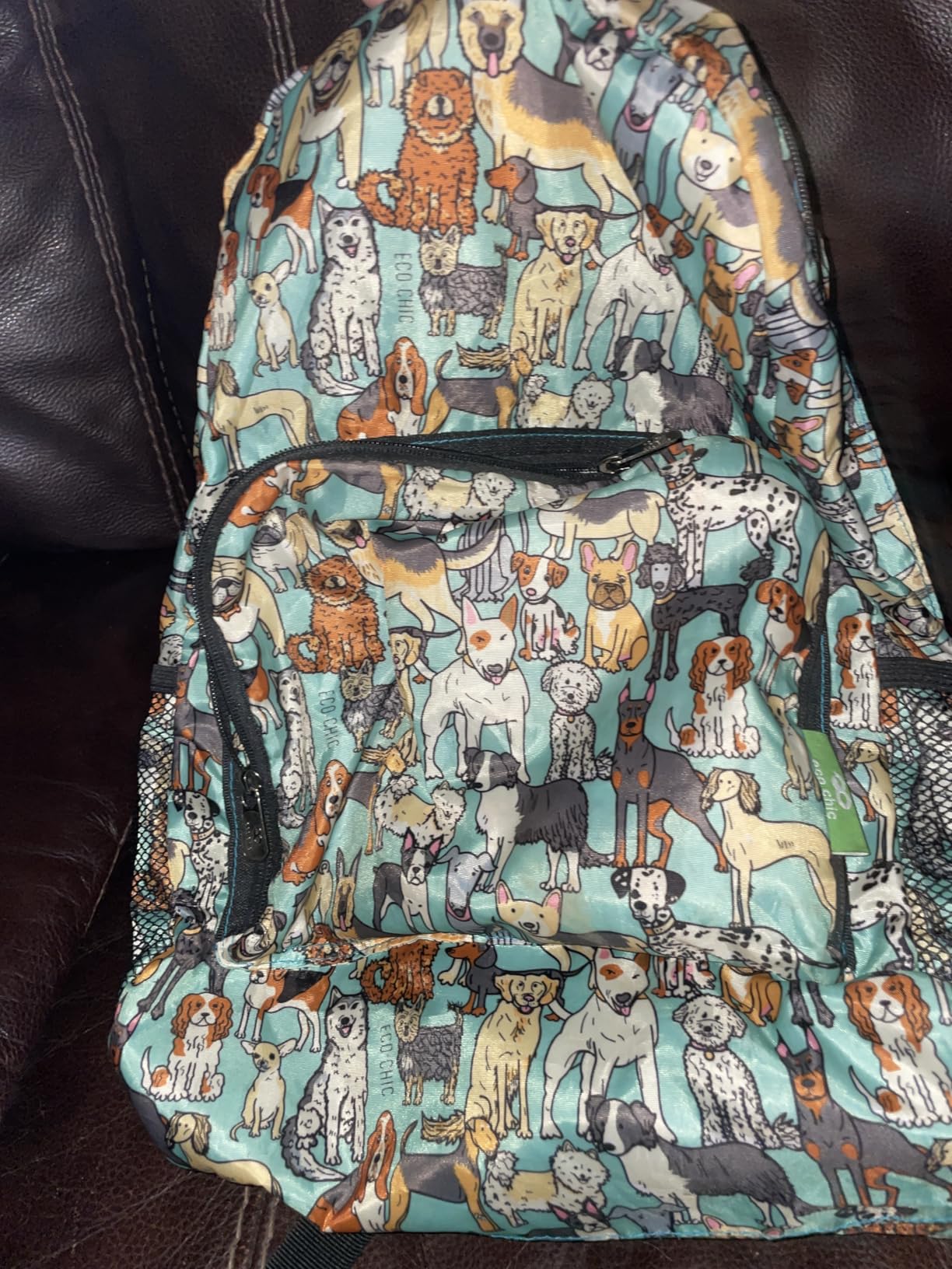 ECO CHIC Hiking Lightweight Packable Backpack - Foldable Daypack for Travel & Hiking & Outdoor Adventures - Waterproof Backpack from Recycled Materials customer photo 2