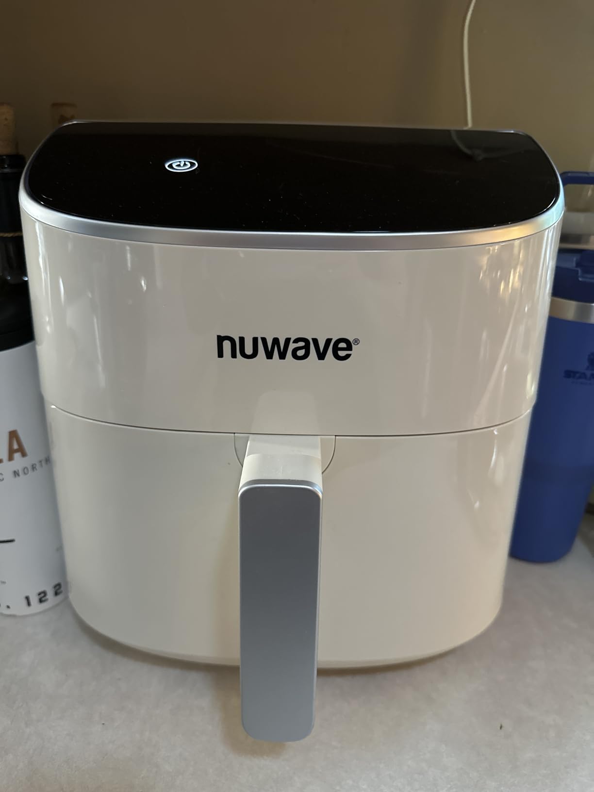 Nuwave Brio Plus 8 Qt Air Fryer, PFAS Free, New & Improved, 50-400°F in 5°F | Digital Touchscreen, Cool White Display, Ceramic Nonstick Coating, 5 Cook Modes, 100 Presets/50 Memory, 700/1500/1800W, Cream customer photo 2