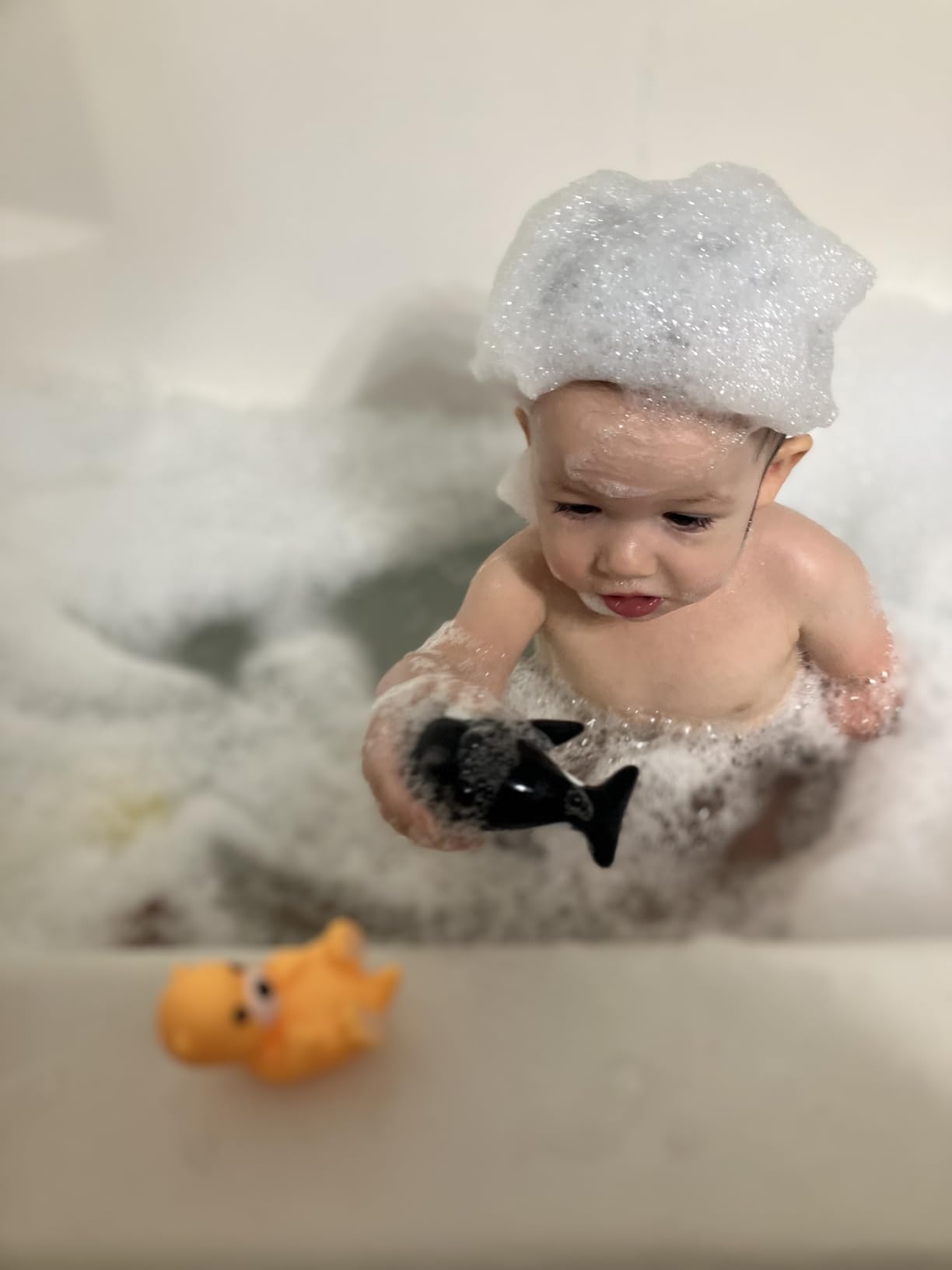 Tub Works Marine Mold Free Bath Toys, 6 Pack | Sealed, No Hole Bath Toys Design Keeps Moisture Out | Soft, Squeezable & Float on Water | Easy-Grip Baby & Toddler Bath Toy Set | Great Baby Pool Toys customer photo 2