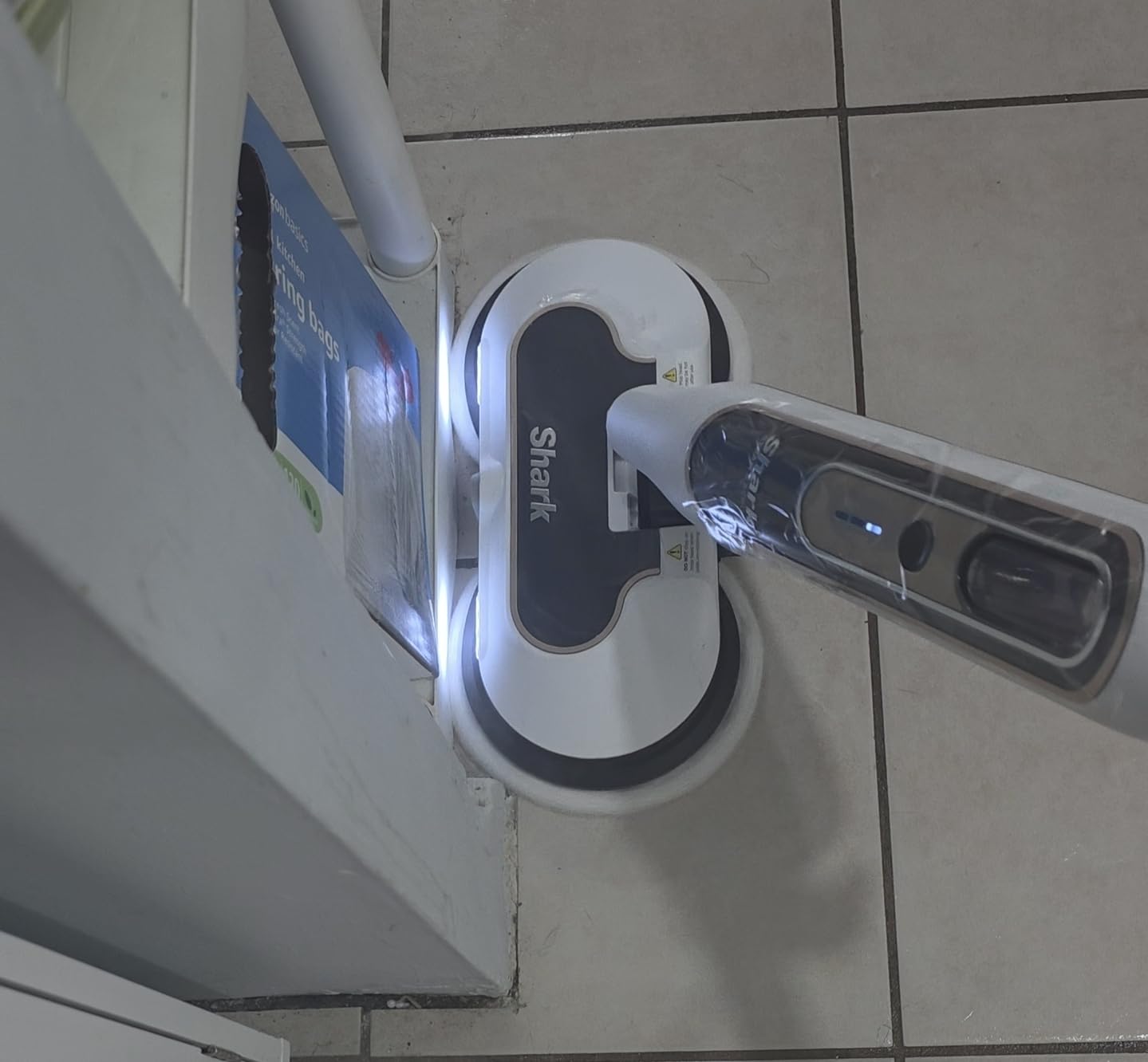 Shark Steam & Scrub with Steam Blaster Technology, White, S8201 | All-in-One Hard Floor Steam Mop with 3 Steam Modes & LED Headlights customer photo 2