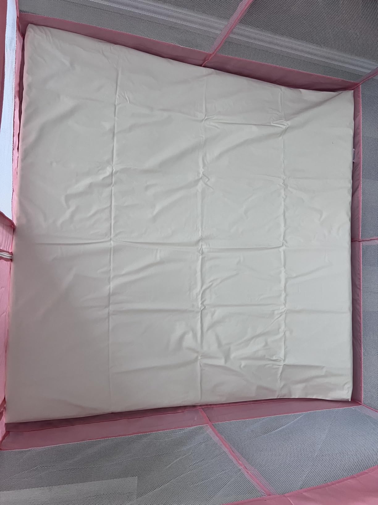Blissful Diary Vegan Leather Baby Play Mat, 50''x50'', Taupe | Thick Cushion, Safe and Soft Fabric, Waterproof and Wipe Clean, Indoor Use, Non-Slip Bottom, Stylish Modern Decor customer photo 1