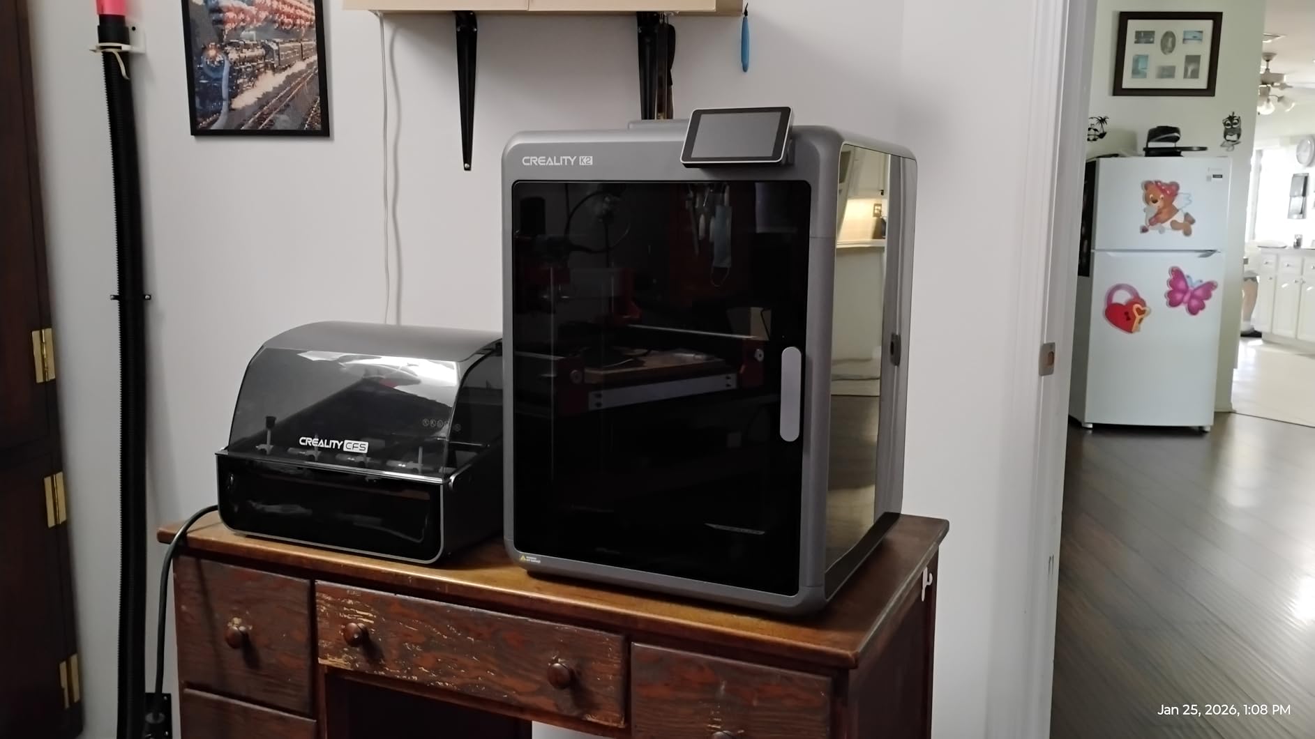Creality K2 Plus Combo 2026 Multi Color 3D Printer with CFS | 2026 upgraded version, 16-color support with CFS, 600mm/s, auto leveling, dual AI cameras, hotend and spare nozzle kit customer photo 1