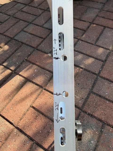 Solar Panel Mount Brackets, 2 Sets 45 inch Adjustable with Foldable Tilt Legs, Suitable for 2-4pcs 180 200 300 400 500 Watt Solar Panel for Roof, RV, Boat, and Off-Grid customer photo 1