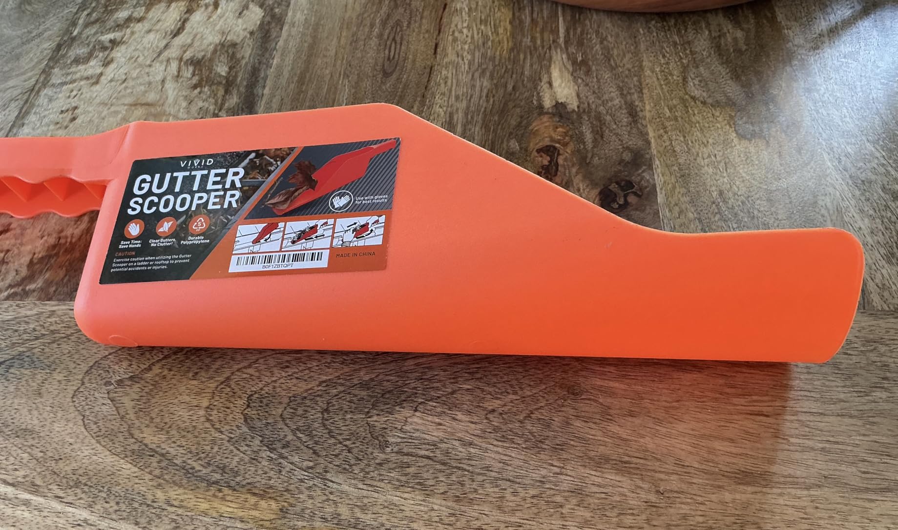 Gutter Scoop Cleaning Tools - Easy Removal of Leaves and Dirt - Deep Curved Gutter Scooper Shovel for Leaves & Debris, High-Impact Polypropylene, Ergonomic Handle, Fits Most Rain Gutters customer photo 1