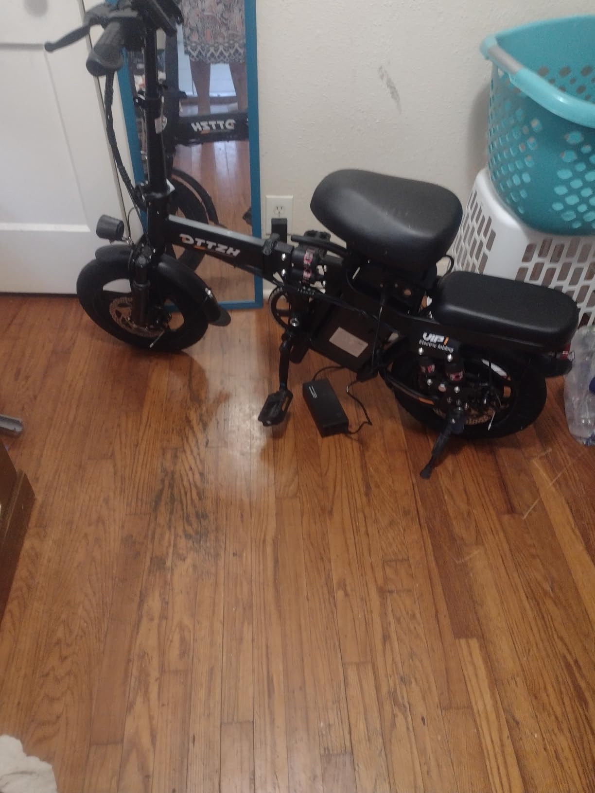 DTTZH Foldable Ebike with Keyless Ignore, 1000/2000W, 52V 25Ah/48V 15Ah, Max 60-80 Miles Range Folding Electric Bike, 14