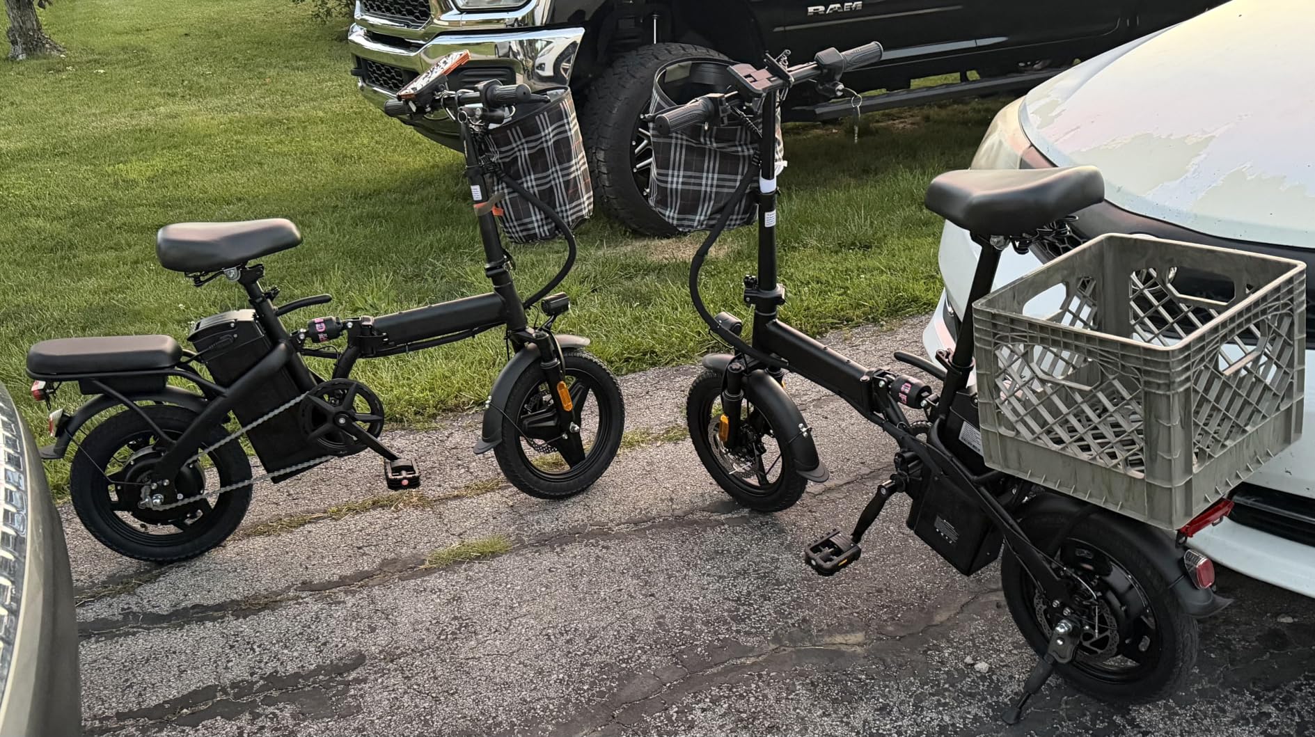LELEKUAI Electric Bike for Adults and Teens, 520W-1200W Motor, 20-28MPH, 32 Miles Range, 48V 10Ah Battery, 3-Level Pedal Assist, 14
