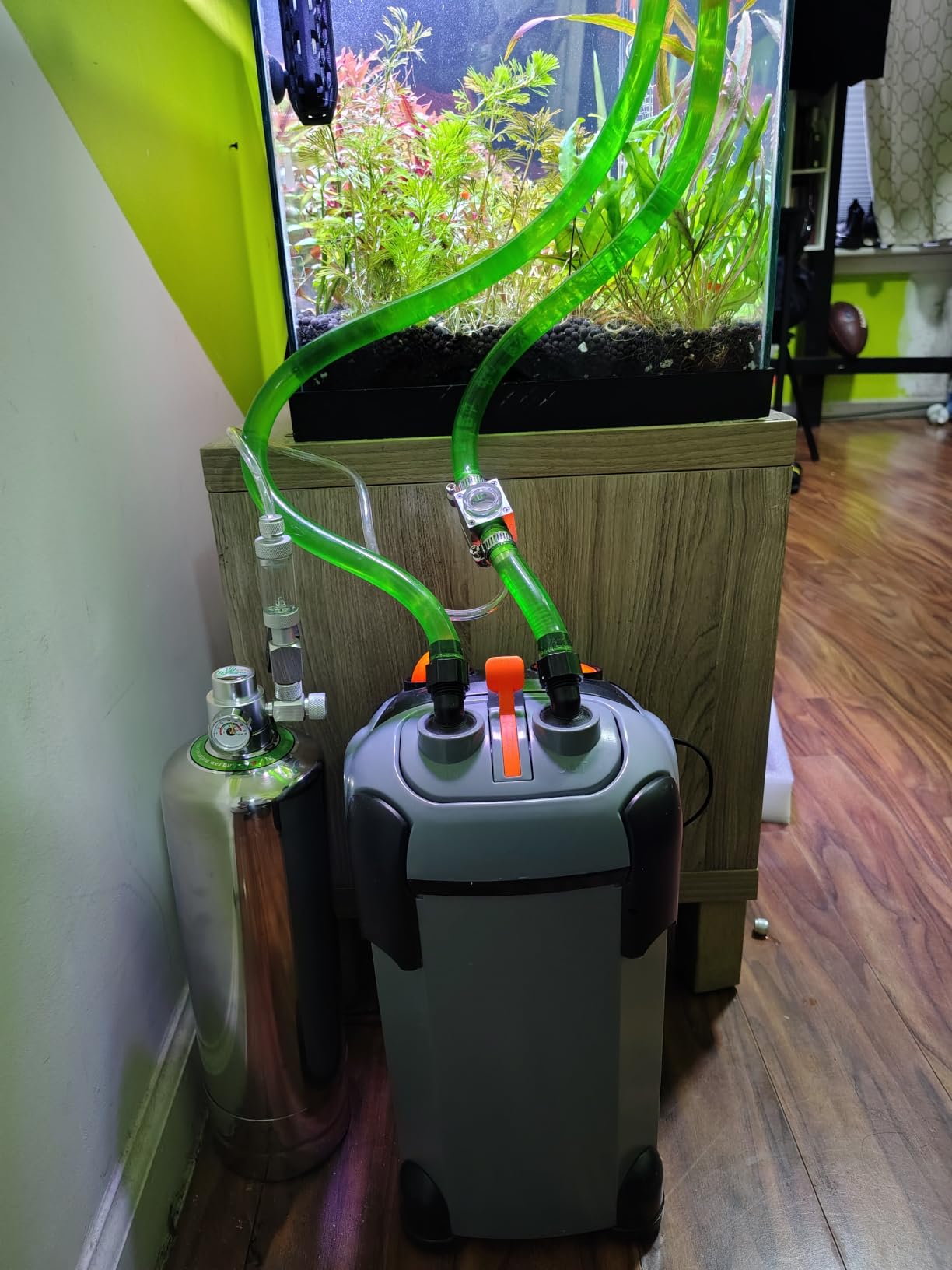 2L Aquarium CO2 Generator System, CO2 System Kit with Regulator and Needle Valve for Aquarium Plants Tanks customer photo 2
