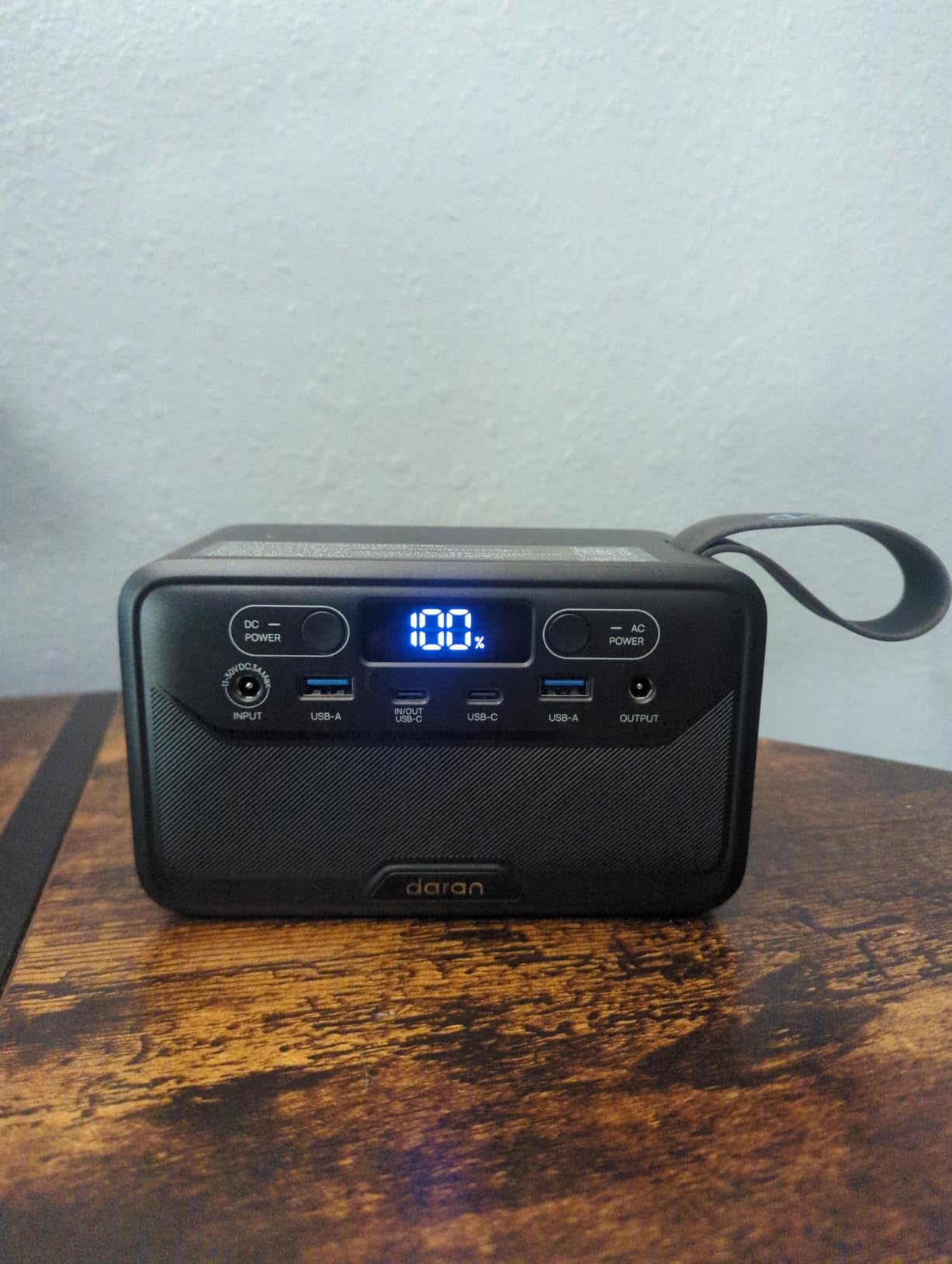 2026 Portable Power Station 89.6Wh LiFePO4 Battery, Solar Power Bank with AC Outlet 100W/110V, USB-C PD Two-Way Fast Charging Small Generator for Laptop, Camping, Home Backup, Office, TSA Approved customer photo 2