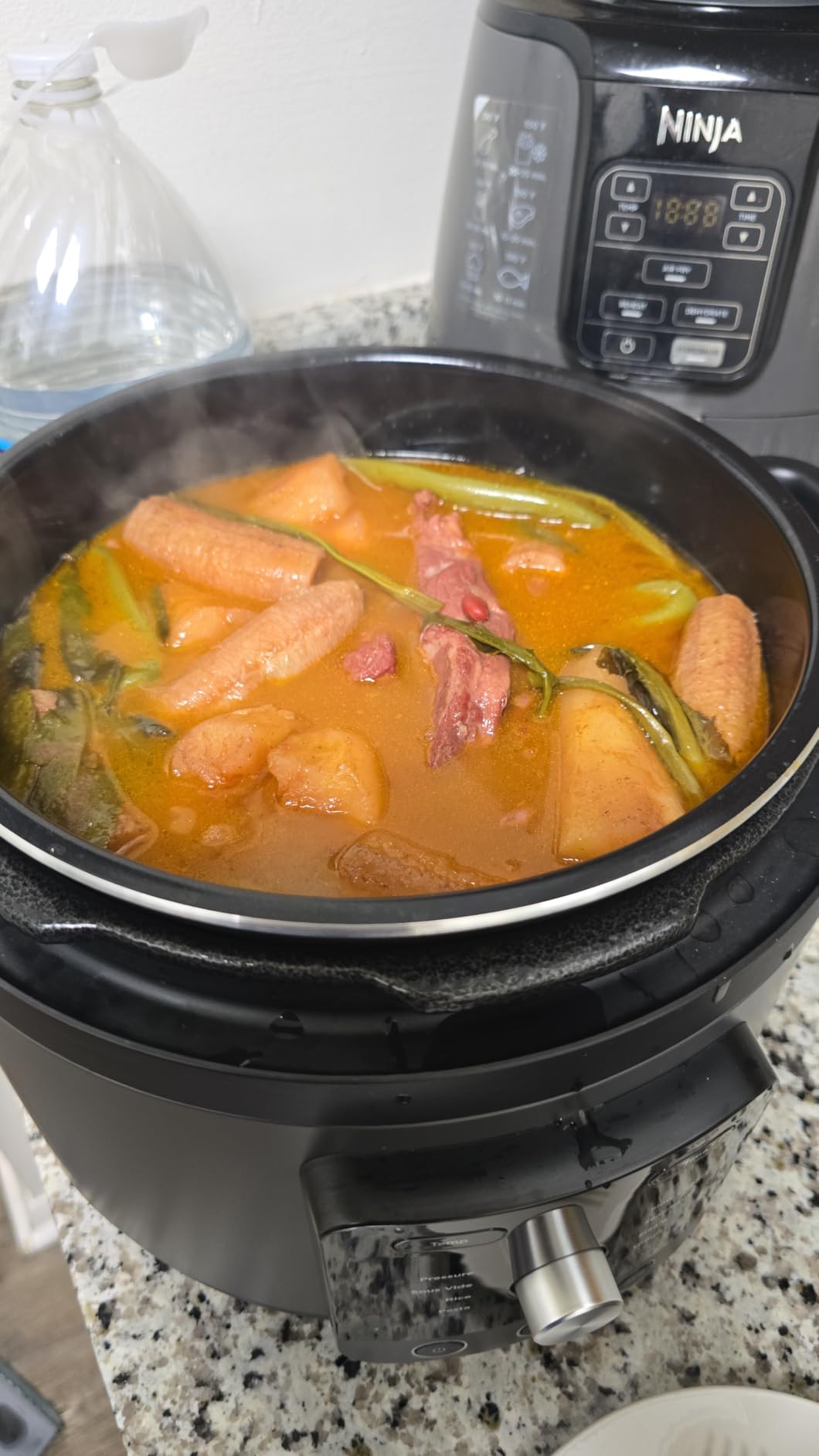 Ninja HyperHeat 9-in-1 Pressure Cooker, 6.5-qt, Stone Purple, PC201SP | Cooks 2X faster, Sear, Sauté, Slow Cook, Steam & Sous Vide, 1200W, PFAS-free pot, removable SimpliServe pot for easy serving customer photo 2