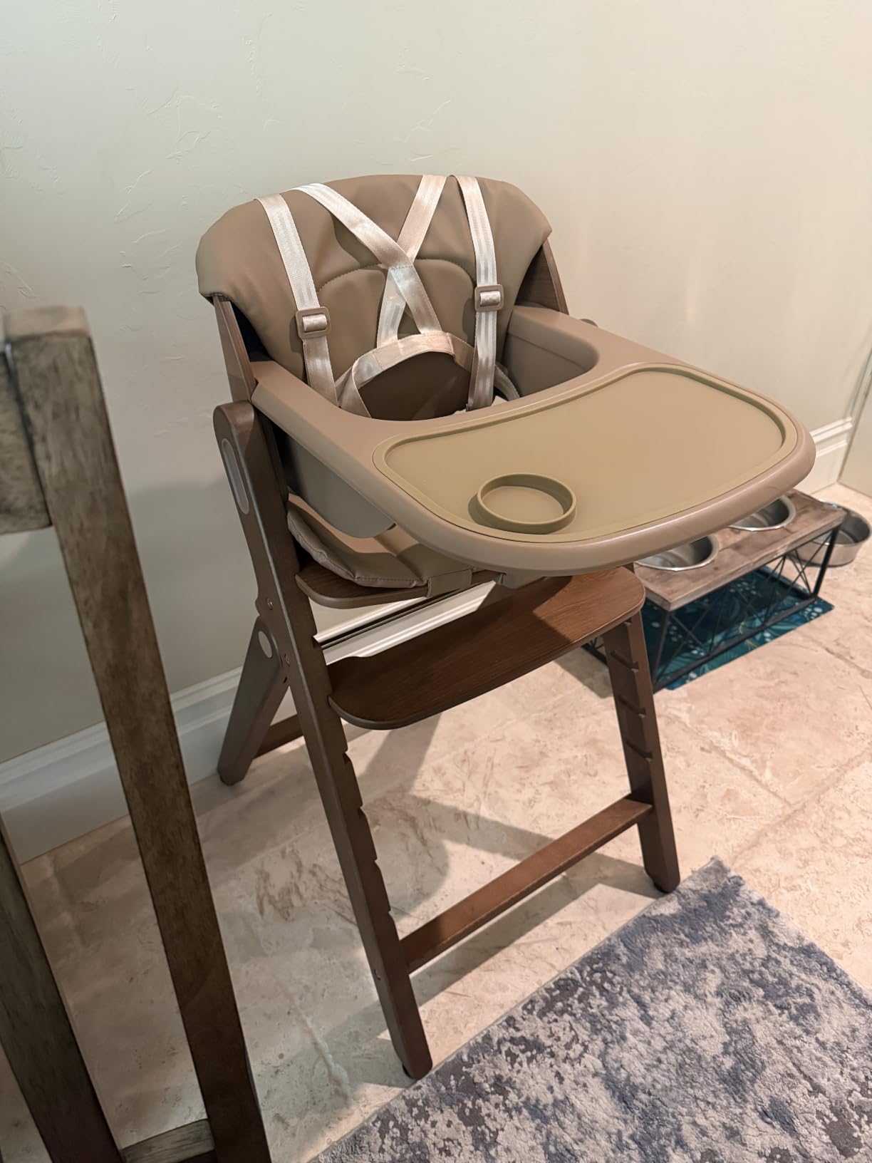 Mamazing GrowPod Pro Wooden Baby High Chair for 6 Months to 220lbs | Easy to Clean with Dual Tray, Compact Foldable Highchair for Kitchen & Dining Room, 5-Point Safety Harnesses and Guard Bar customer photo 2