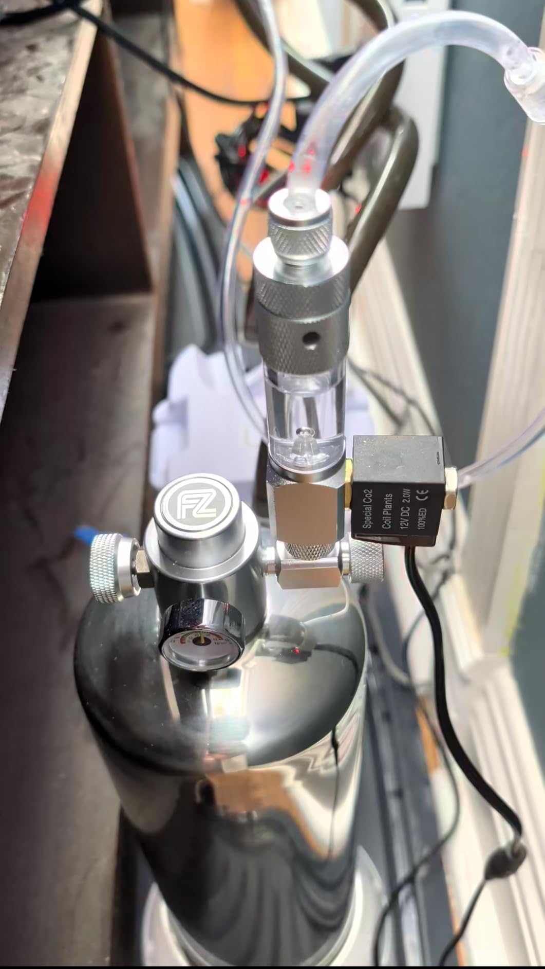 FZONE 5L Upgraded Aquarium CO₂ System with Complete Accessories, CO₂ Generator kit with Integrated Solenoid & Bubble Counter, Safety Valve, Main Switch for Planted Tanks customer photo 1