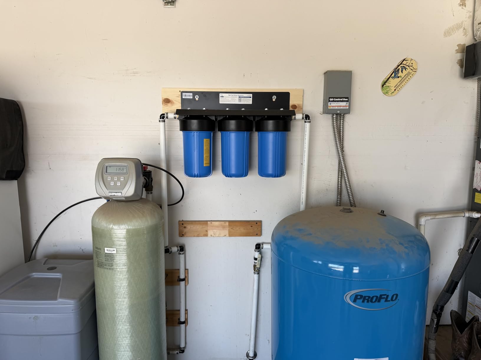 iSpring 3-Stage Whole House Water Filter System, Reduces Iron, Manganese, Hydrogen Sulfide, Heavy Metals, Chlorine, Sediments, 10