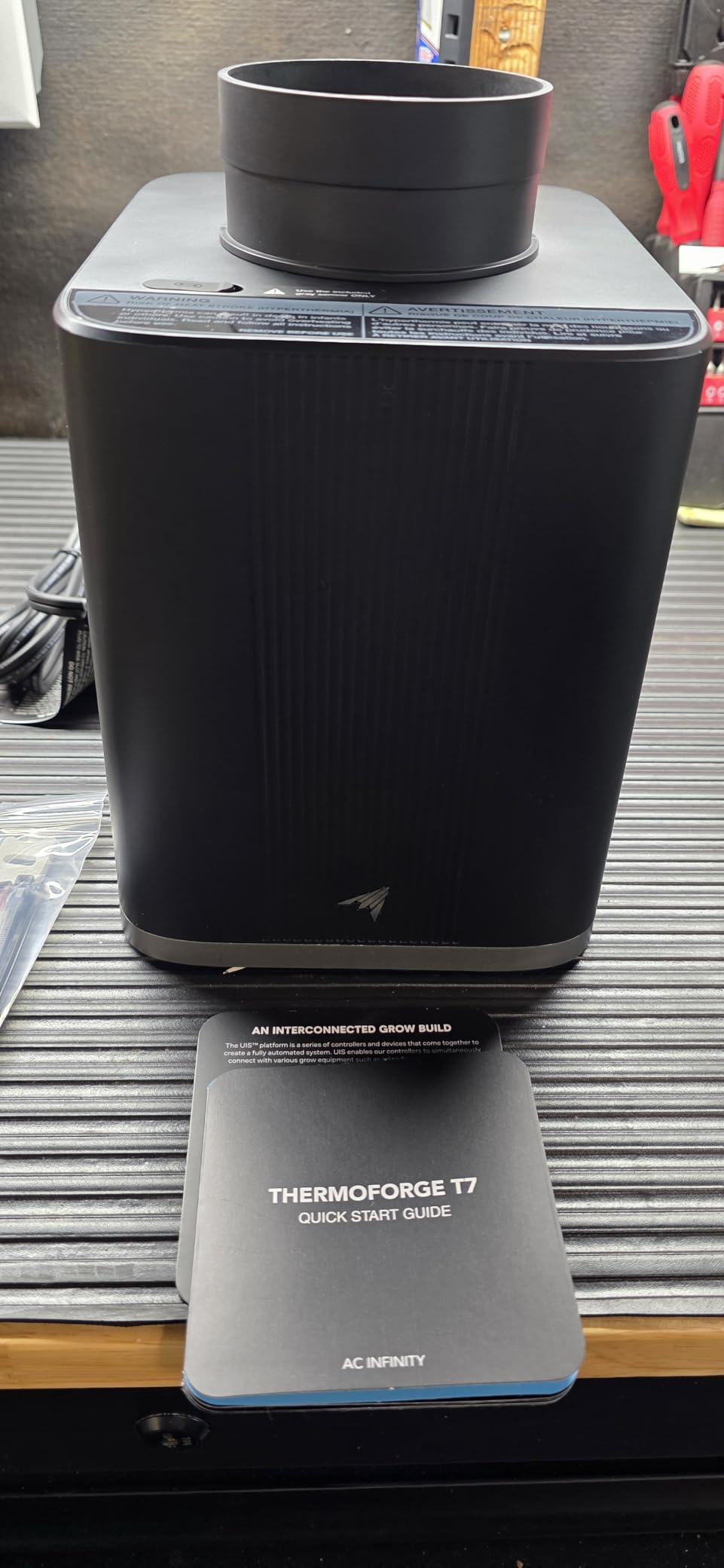 AC Infinity THERMOFORGE T7, Environmental Heater 1000W with VPD Temperature Controller, 10-Level PTC Heating and Fresh Air Intake, Adaptive AI, Dual Ducts for Grow Tents, Rooms, Greenhouses customer photo 2