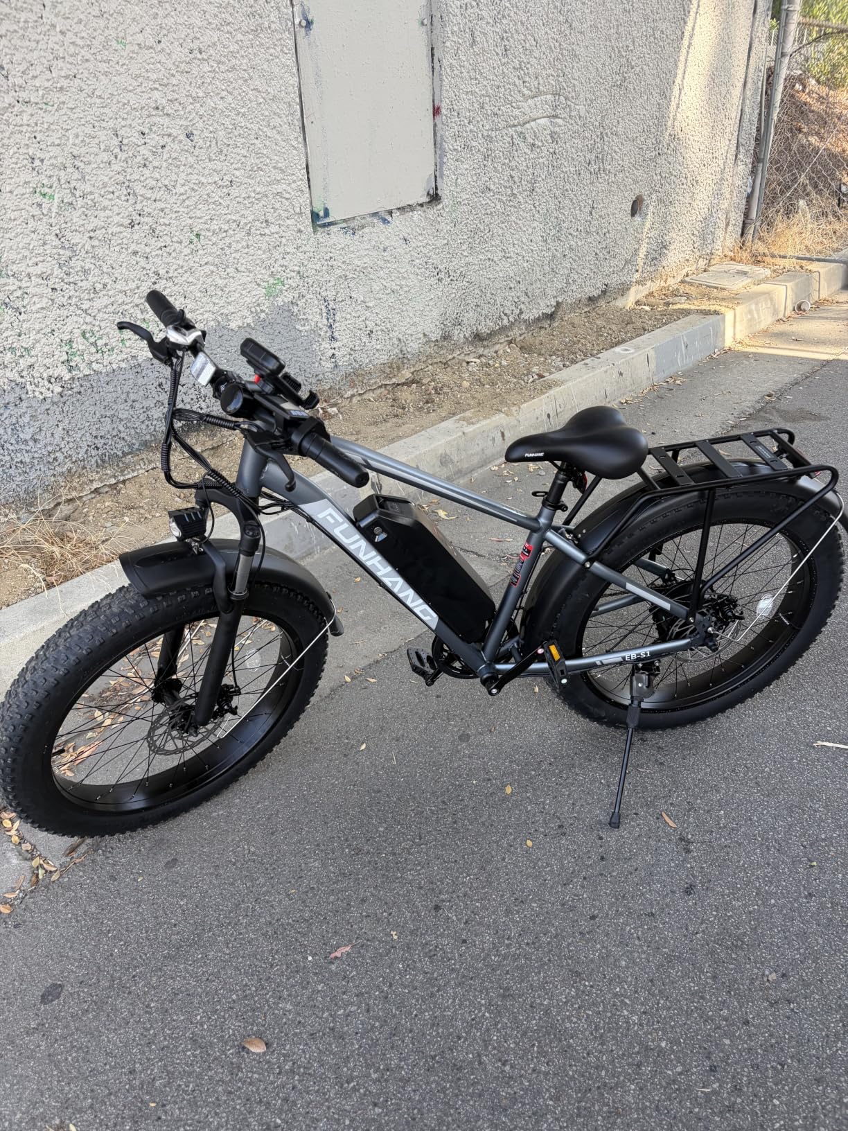 Funhang Electric Bike for Adults, 1000W Peak Ebike, 20MPH 60Miles Electric Mountain Bike, 26