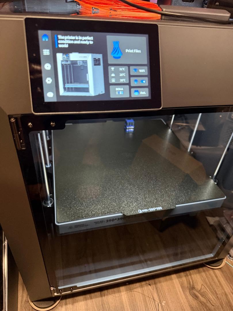 QIDI Max4 Combo 3D Printer, 390x390x340mm Build Volume, 65C Heated Chamber | 370C nozzle, dual Z lead screws, max 800mm/s high speed, auto-leveling, AI camera, Polar Cooler optional, multi-materials customer photo 2