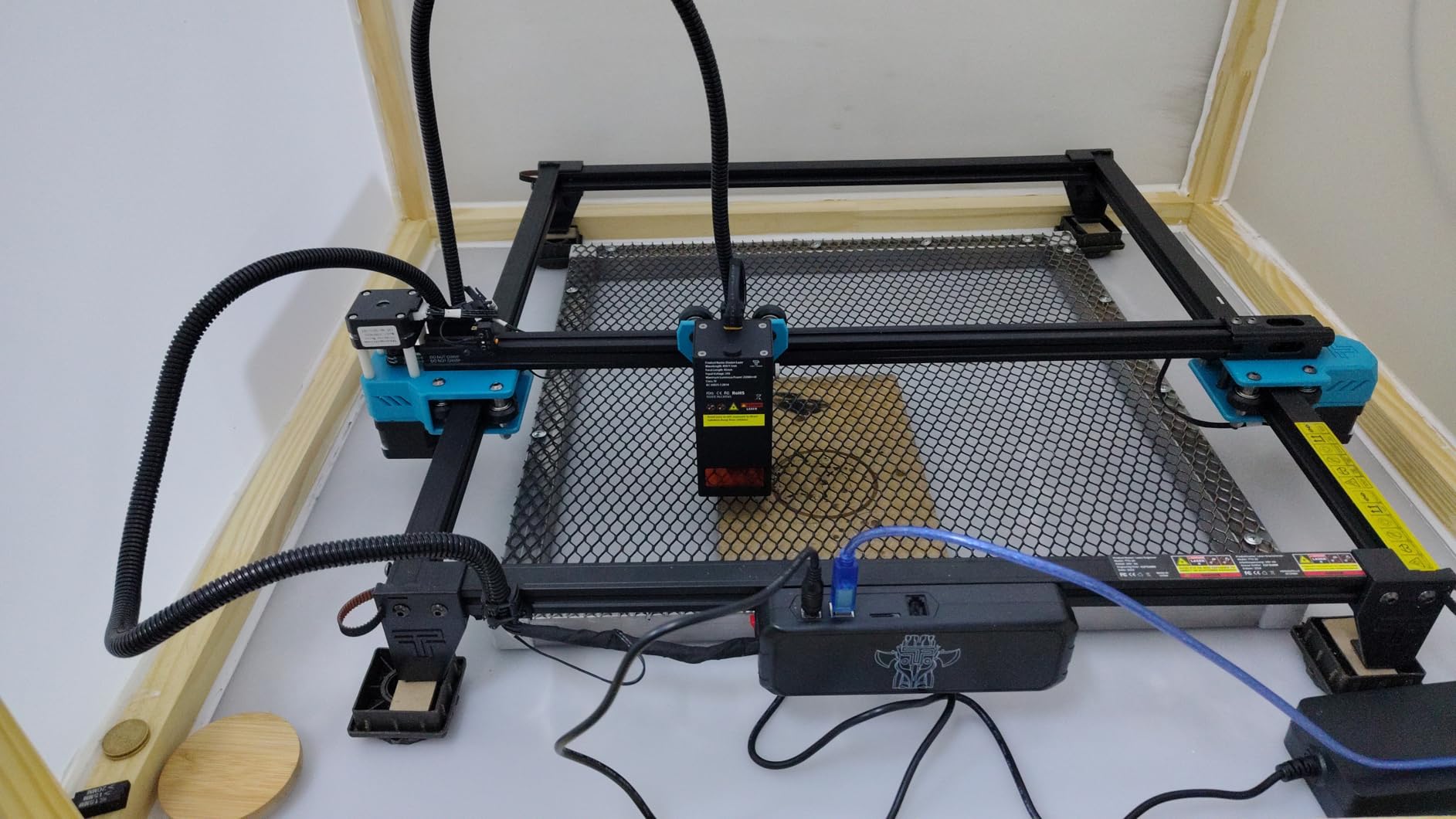 Twotrees TTS-55 Pro Laser Engraver 5500mW Laser Engraving Machine,Laser Cutter,300 x 300 mm Work Area,0.08mm Laser Spot Engraver Machine for DIY,Wood,Metal,Acrylic,Glass,Stainless Steel customer photo 2