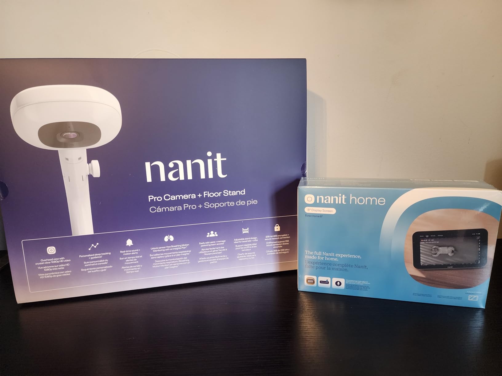 Nanit Smart Baby Video Monitor System with Floor Stand & 8
