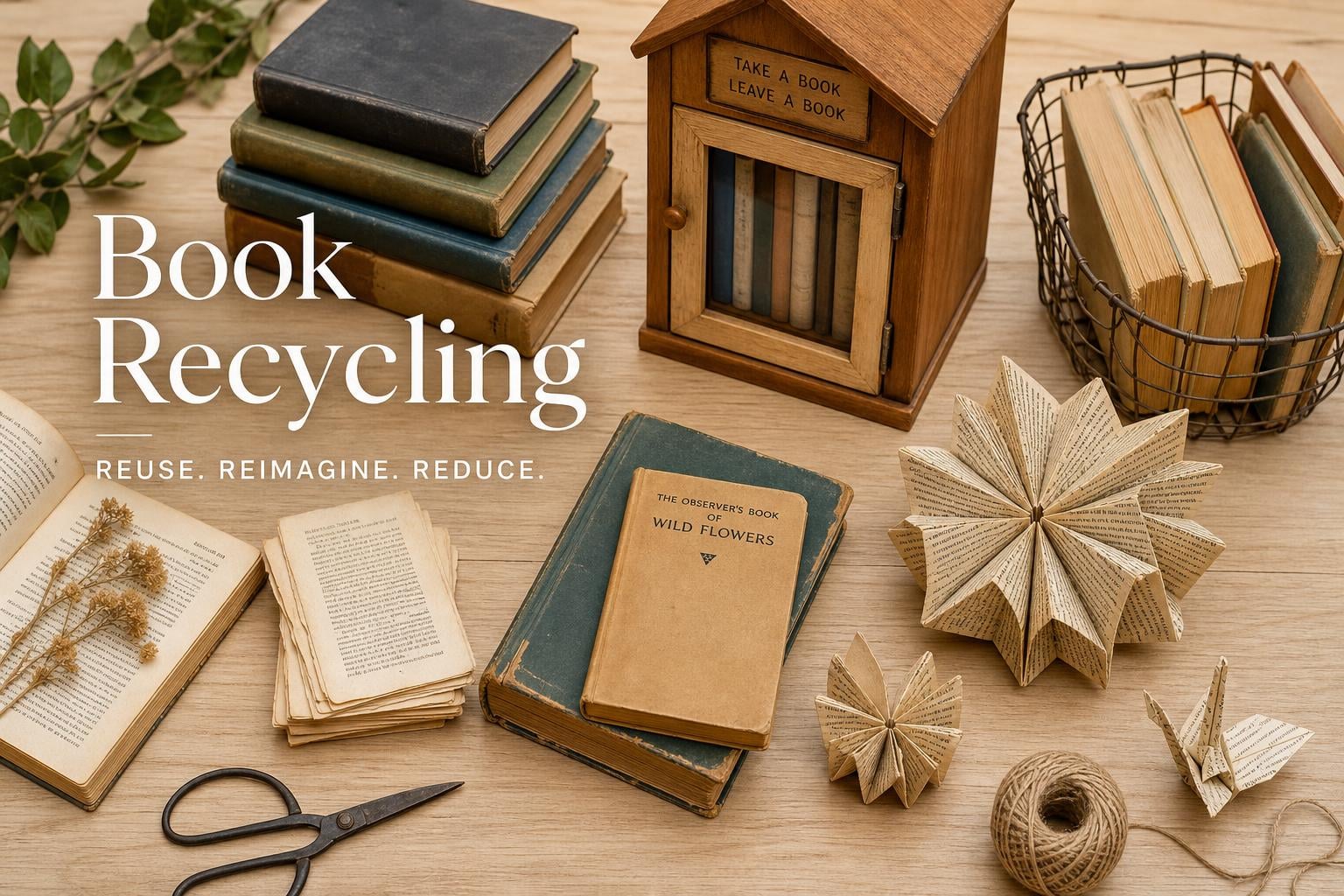 Book Recycling: 6 Ways to Upcycle Old Books (August 2026)