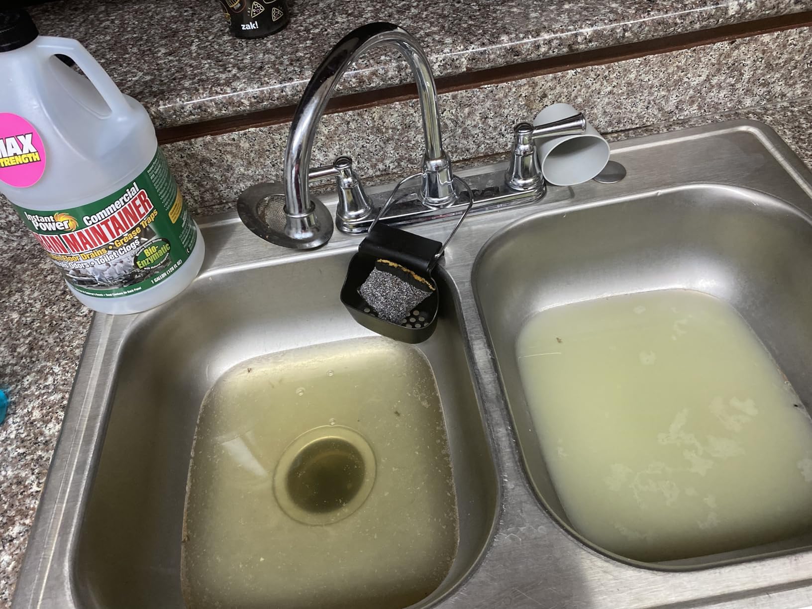 Instant Power Commercial Drain Maintainer - Liquid Enzyme Clog Remover, Cleans and Deodorizes, Reduces Drain Blockages, 1 Gal customer photo 2