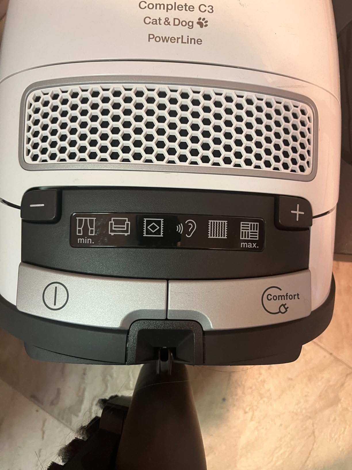 Miele Complete C3 Cat & Dog Bagged Canister Vacuum Cleaner for Pet Owners, Lotus White customer photo 1