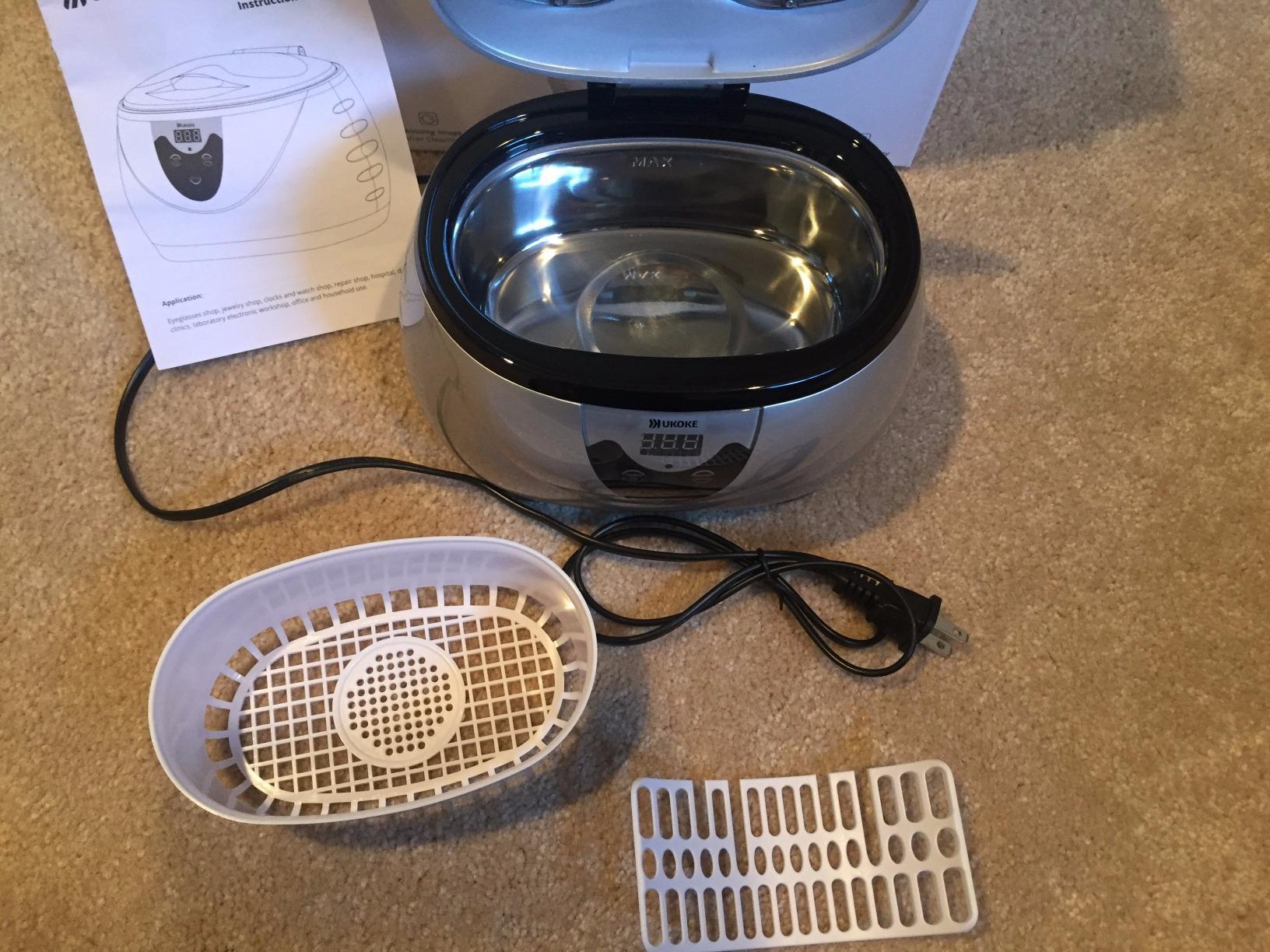 Ukoke UUC06S Ultrasonic Cleaner, Professional Jewelry Cleaner for Eyeglasses, Rings and Watches, 42kHz Portable Sonic Cleaner with 600ml Capacity Stainless Steel Tank customer photo 2