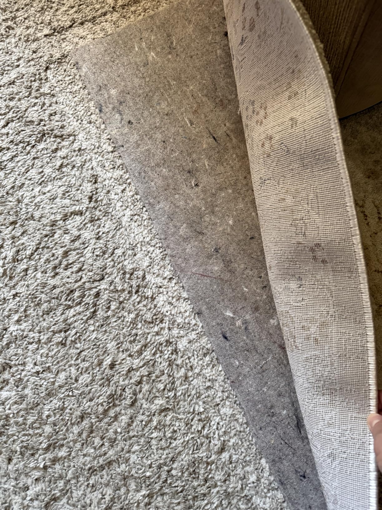 Mohawk Home Felt Rug Pad 8' x 10' - 1/4 Inch Thick Cushion for Area Rugs, Protective Underlay for Hardwood Floors, Comfort and Insulation - Felt Only Pad customer photo 2