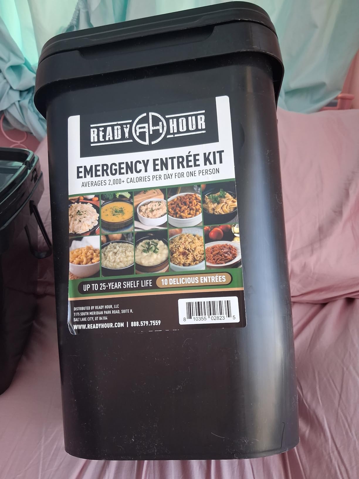 Ready Hour 120 Serving Entree Bucket-Freeze Dried Emergency Food Supply-Survival Meals with Long Shelf Life-Prepper Essentials for Disaster, Camping, Hiking, or Outdoor Use customer photo 1
