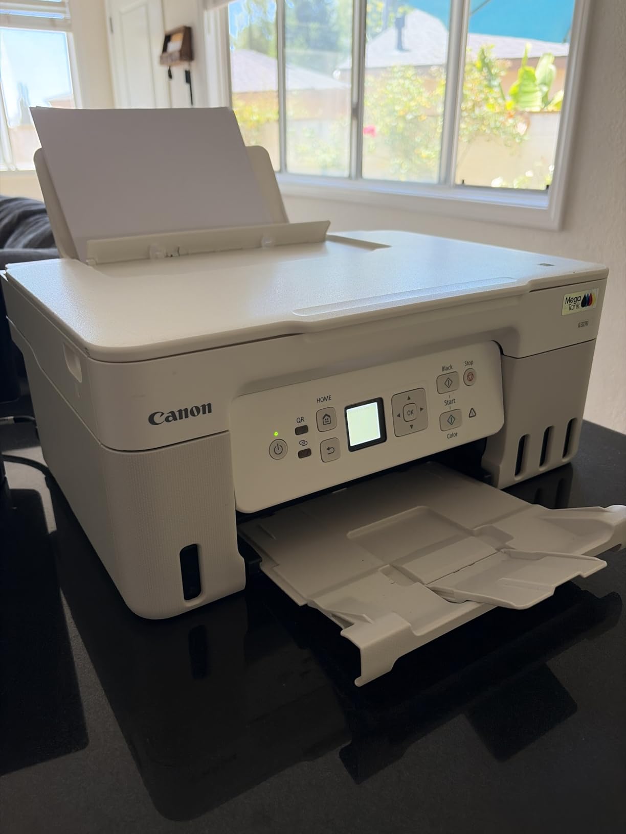 Canon MegaTank G3270 All-in-One Wireless Inkjet Printer for Home Use, Print, Scan and Copy, White | Includes GI-21 ink bottles and print heads for printing, scanning and copying customer photo 1
