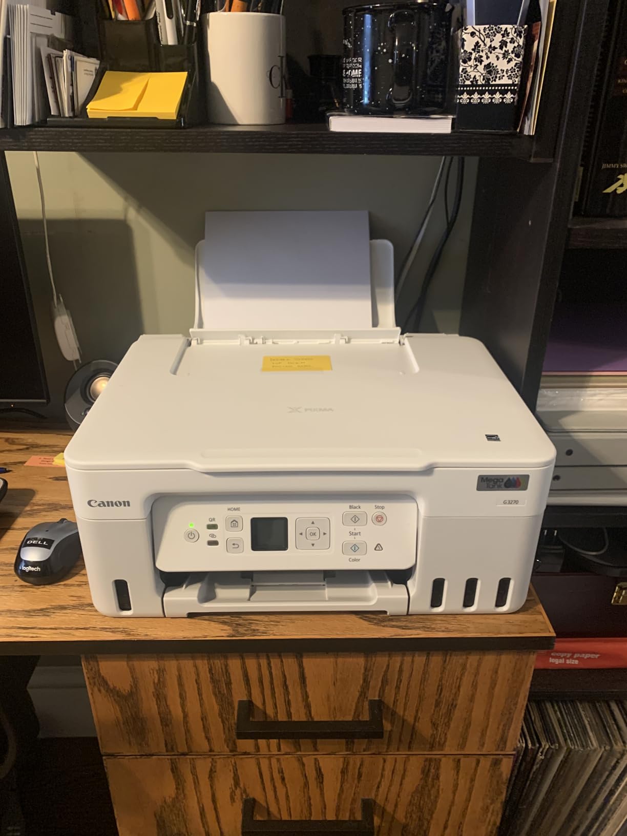 Canon MegaTank G3270 All-in-One Wireless Inkjet Printer for Home Use, Print, Scan and Copy, White | Includes GI-21 ink bottles and print heads for printing, scanning and copying customer photo 2