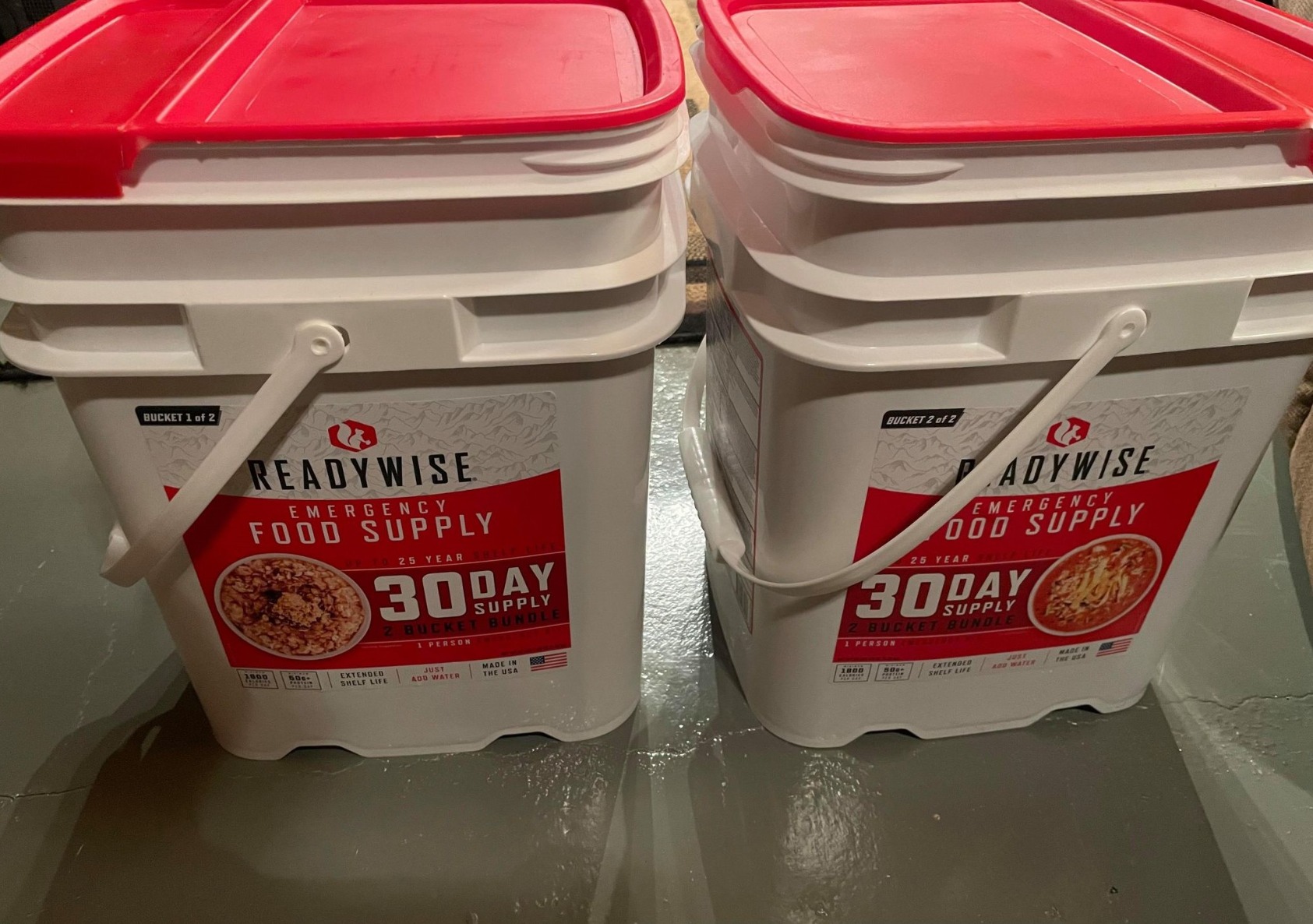 ReadyWise Emergency Food Supply - 14 Day, 150 Servings Emergency Freeze Dried Food Bucket, Protein Meals, Camping Essentials, Survival Kit, Disaster Prepping Supplies, up to 25 Year Shelf Life customer photo 2