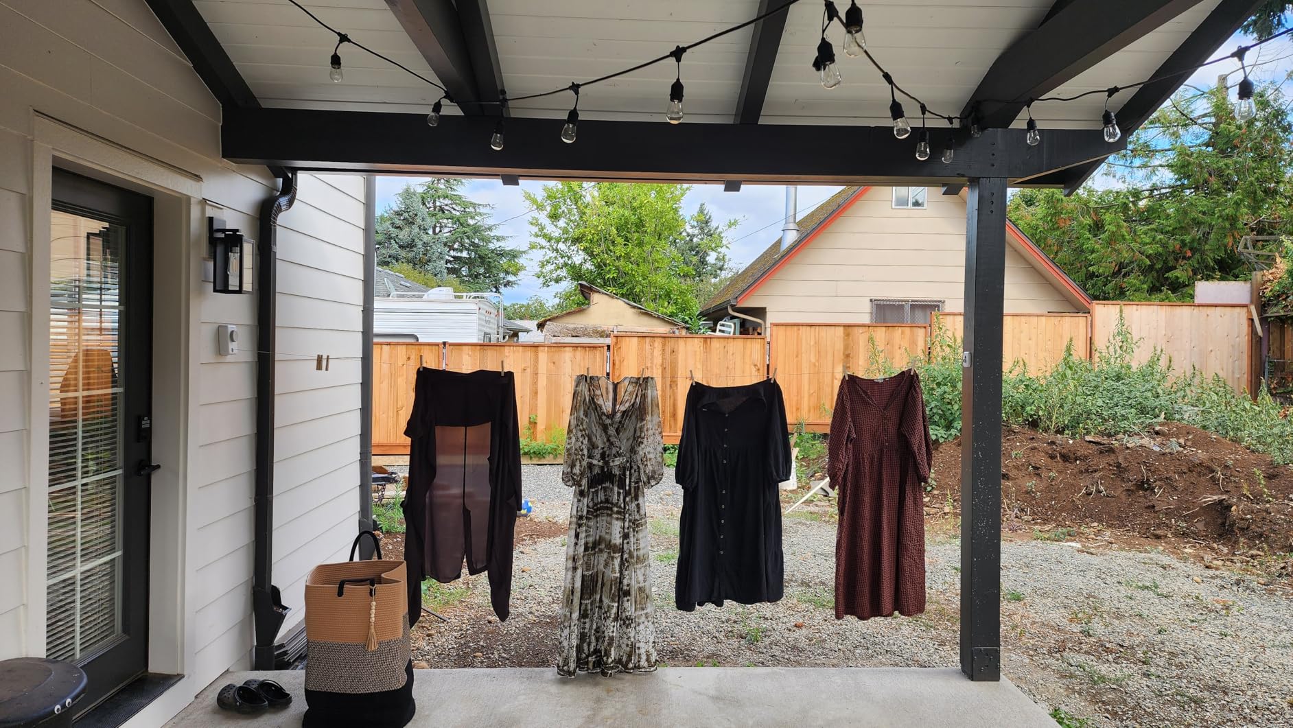 Max - Retractable Clothesline Indoor Outdoor Clothes Line - Heavy Duty Clothes Drying Laundry Line - Wall Mounted Drying Rack - Air Dry Clothing - Max Tighten with GorillaGrip customer photo 2