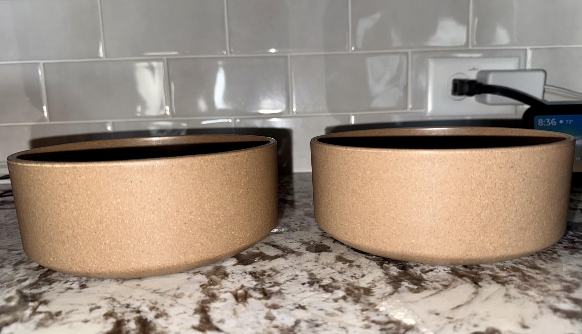 Loving Pets - Dolce Bamboo - Eco-Friendly Pet Bowls & Dishes for Dog, Cats, Puppy Food and Water Dish - Sustainable and Dishwasher Safe, Made with Real Bamboo (Medium, Oat-Beige) customer photo 1