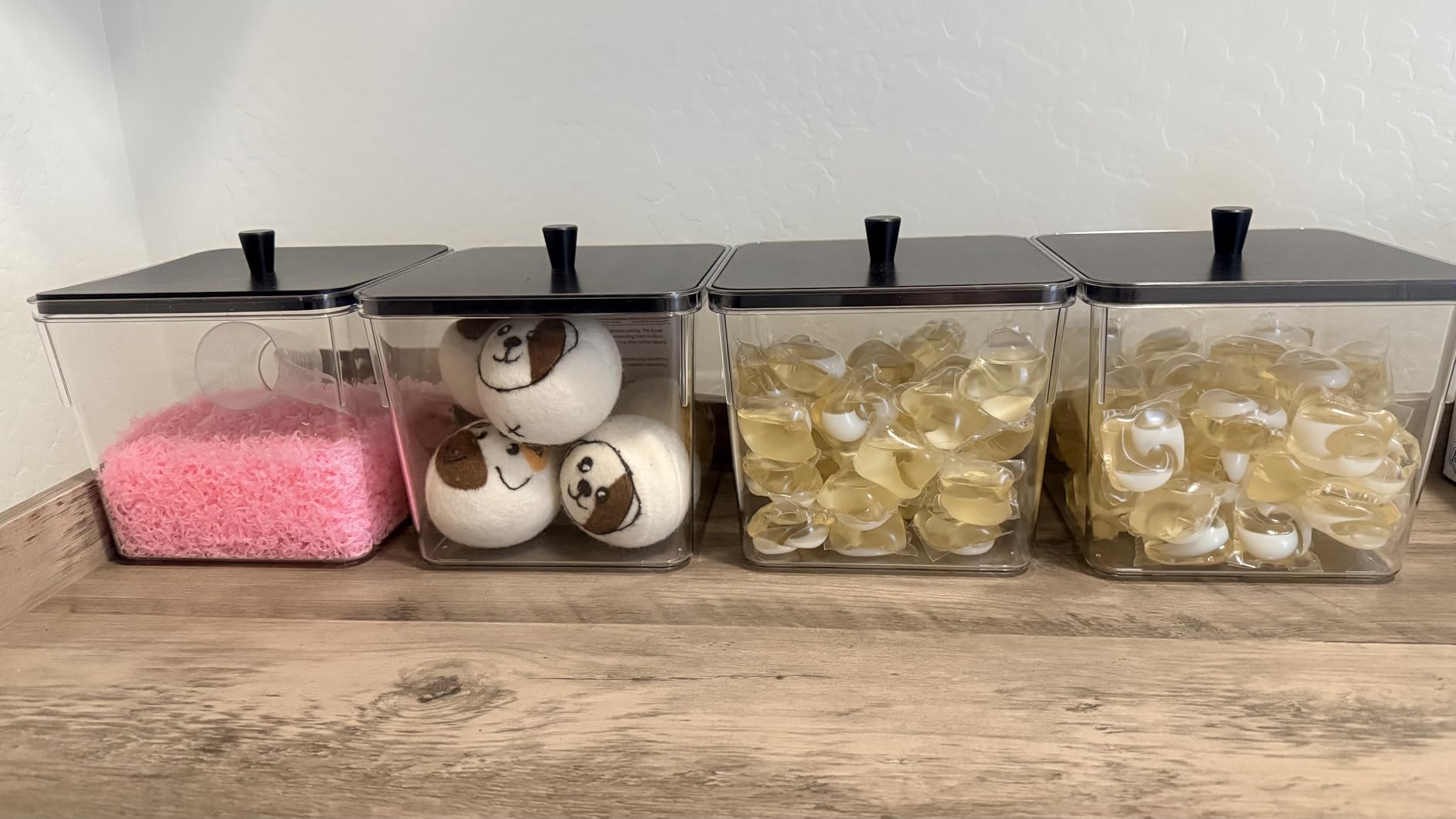 WoollyPals Dryer Balls (6-Pack, XL Size) - 100% New Zealand Wool - No More Dryer Sheets - Eco Dryer Balls - Reusable - Softens Laundry - Reduces Drying Time & Static - with Storage Bag (Plain White) customer photo 1