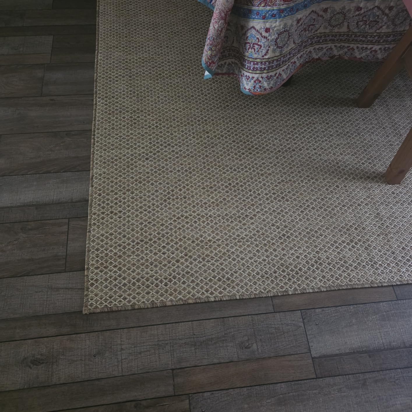 Nourison Home Courtyard Jute 5' x 7' Area Rug - Easy Clean, Non Shedding, Bedroom, Living Room, Dining Room, Kitchen customer photo 1