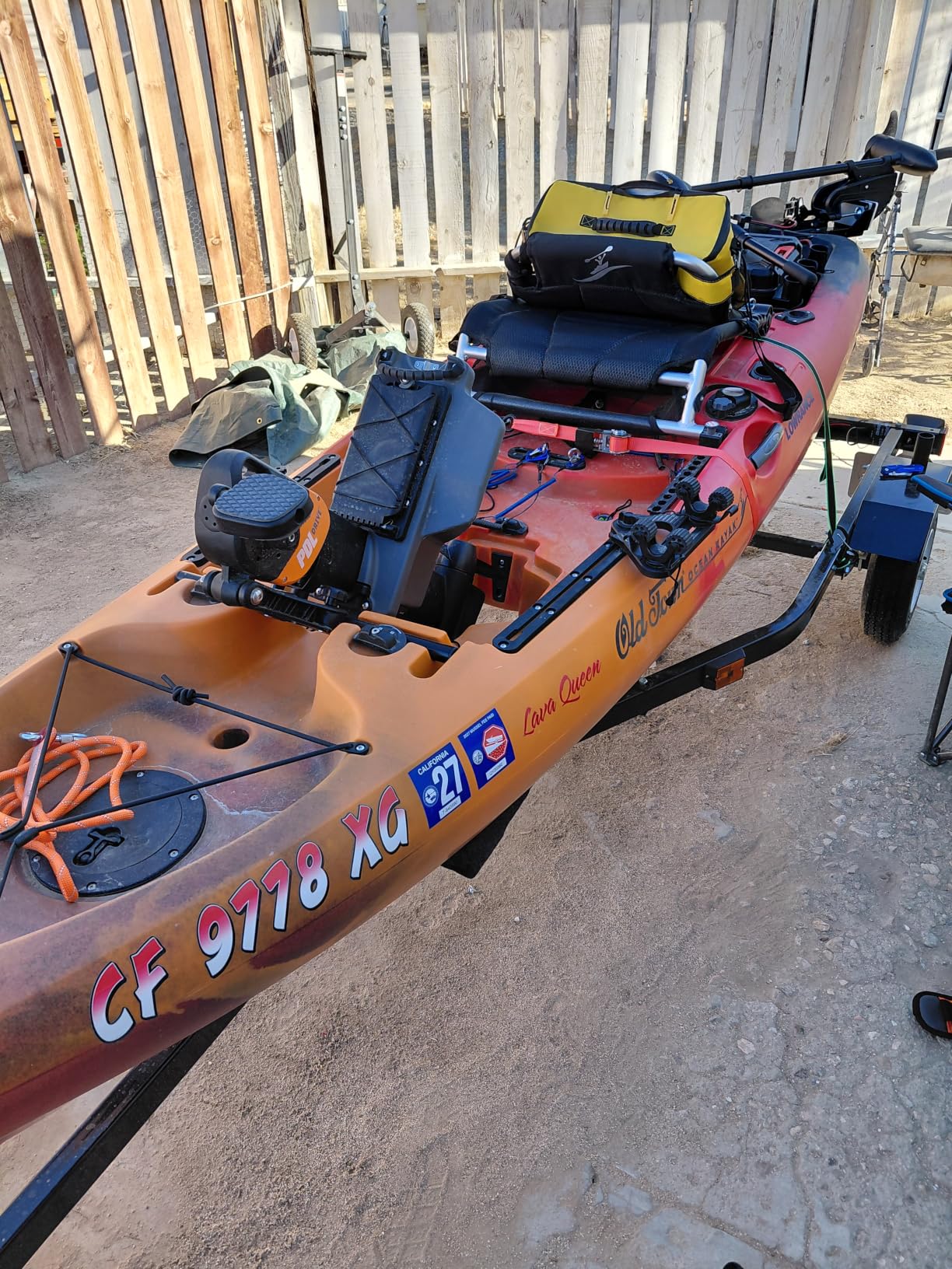 Old Town Ocean Kayak Malibu Pedal Solo Sit-on-Top Recreational Pedal Kayak, 12 ft customer photo 1