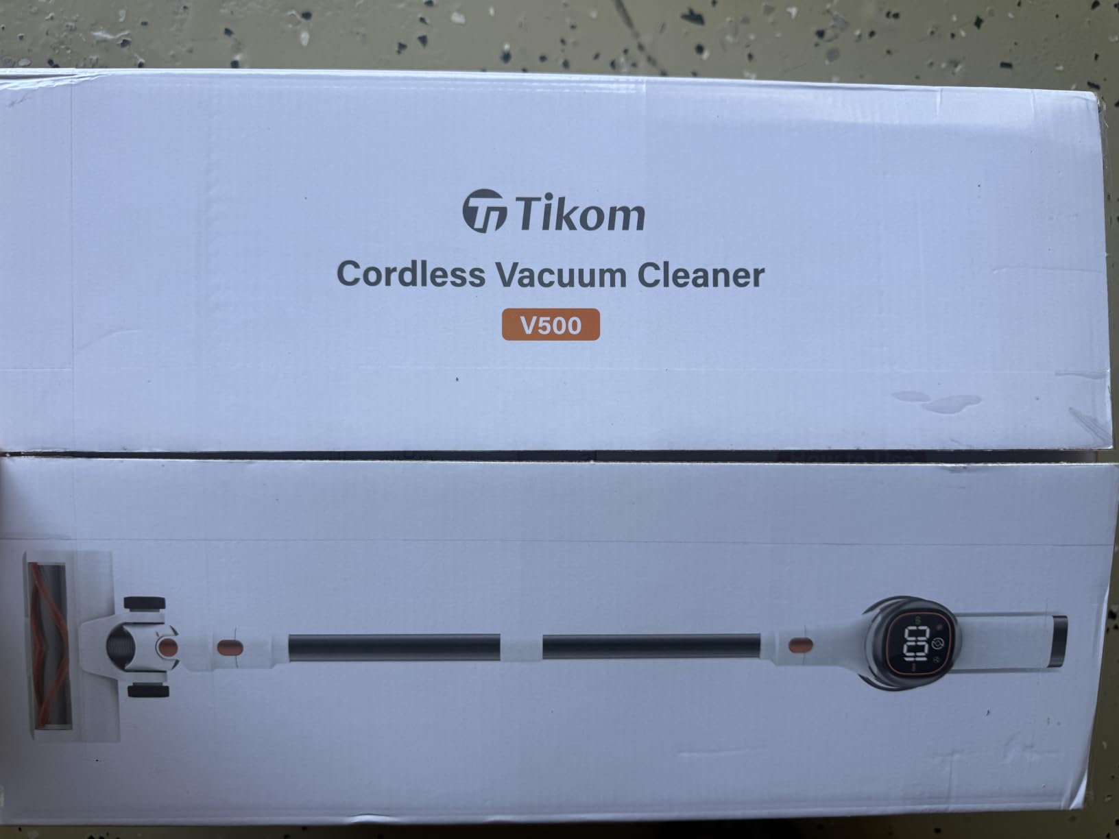 Tikom V500 Cordless Vacuum Cleaner for Home, 40000Pa/450W Stick Vacuum with LED Touch Screen, Charging Wall Dock, Anti-Tangle, Lightweight Handheld Vacuum for Pet Hair, Hard Floor, Carpet, Blue customer photo 2