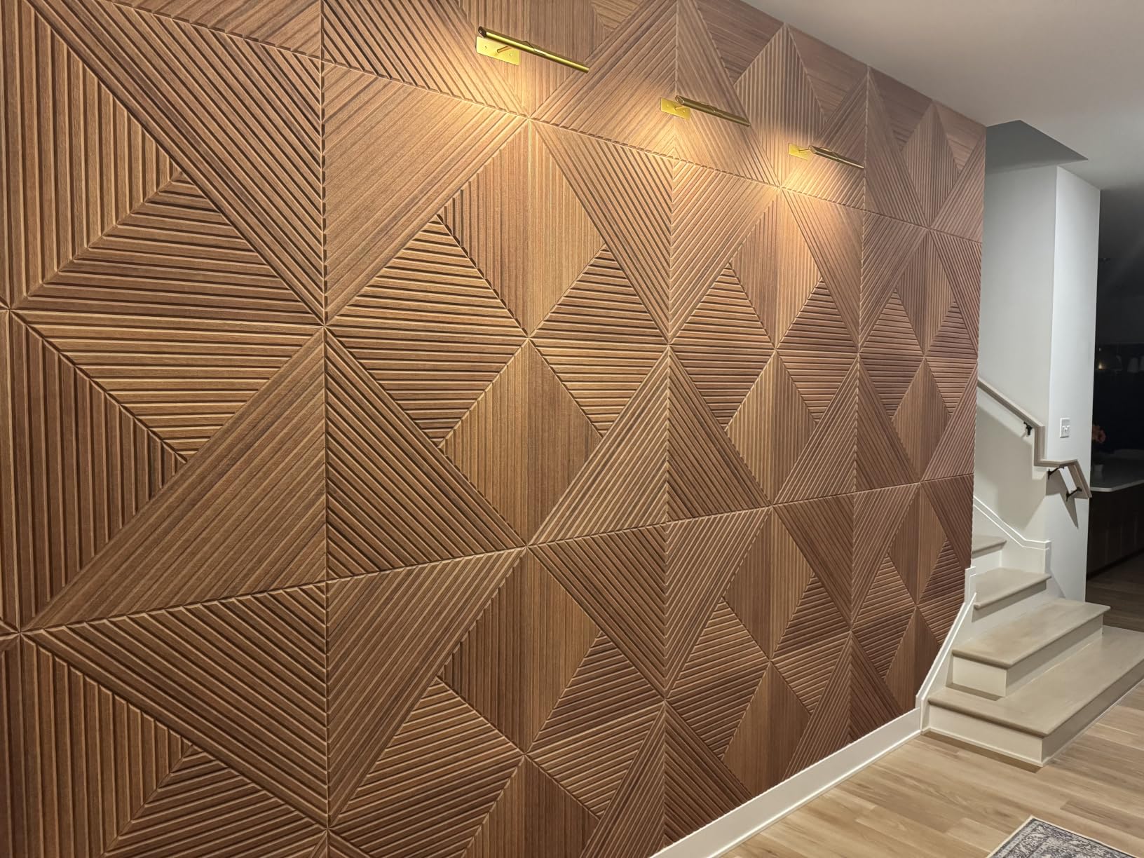 Soon Global Acoustical Wall Panels, 6-Piece 23.62 X 23.62 Inches Art Acoustic Panels, Decorative Acoustic Panels, Acoustic Wall Panels, Sound Absorbing Wall Art, Arcadian Vortex customer photo 2