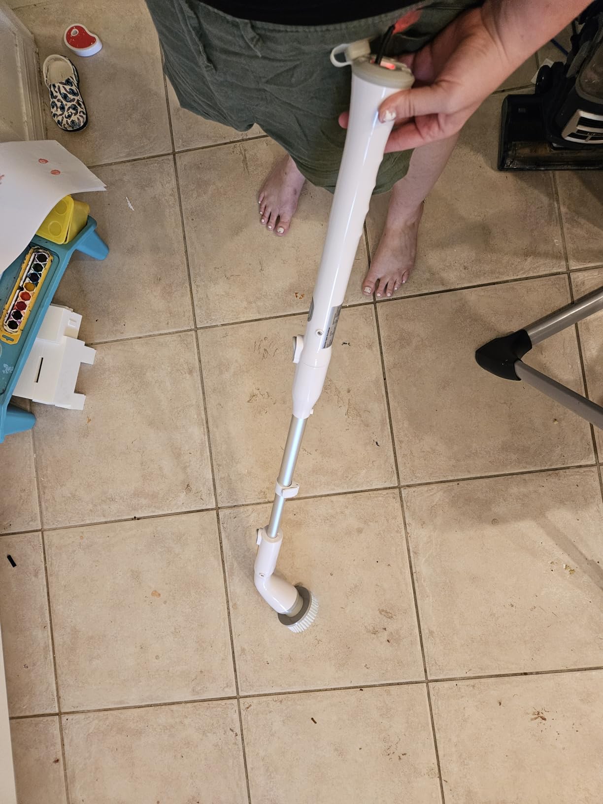 10-in-1 Steam Mop, Detachable Handheld Steam Cleaner for Multi-Surface | 350ml Tank, 10s Heat-Up, 248°F Steam Cleaner, 2-Level Control, Swivel Head for Carpet, Floor, Tiles, BBQ grill, Car Accessories customer photo 1
