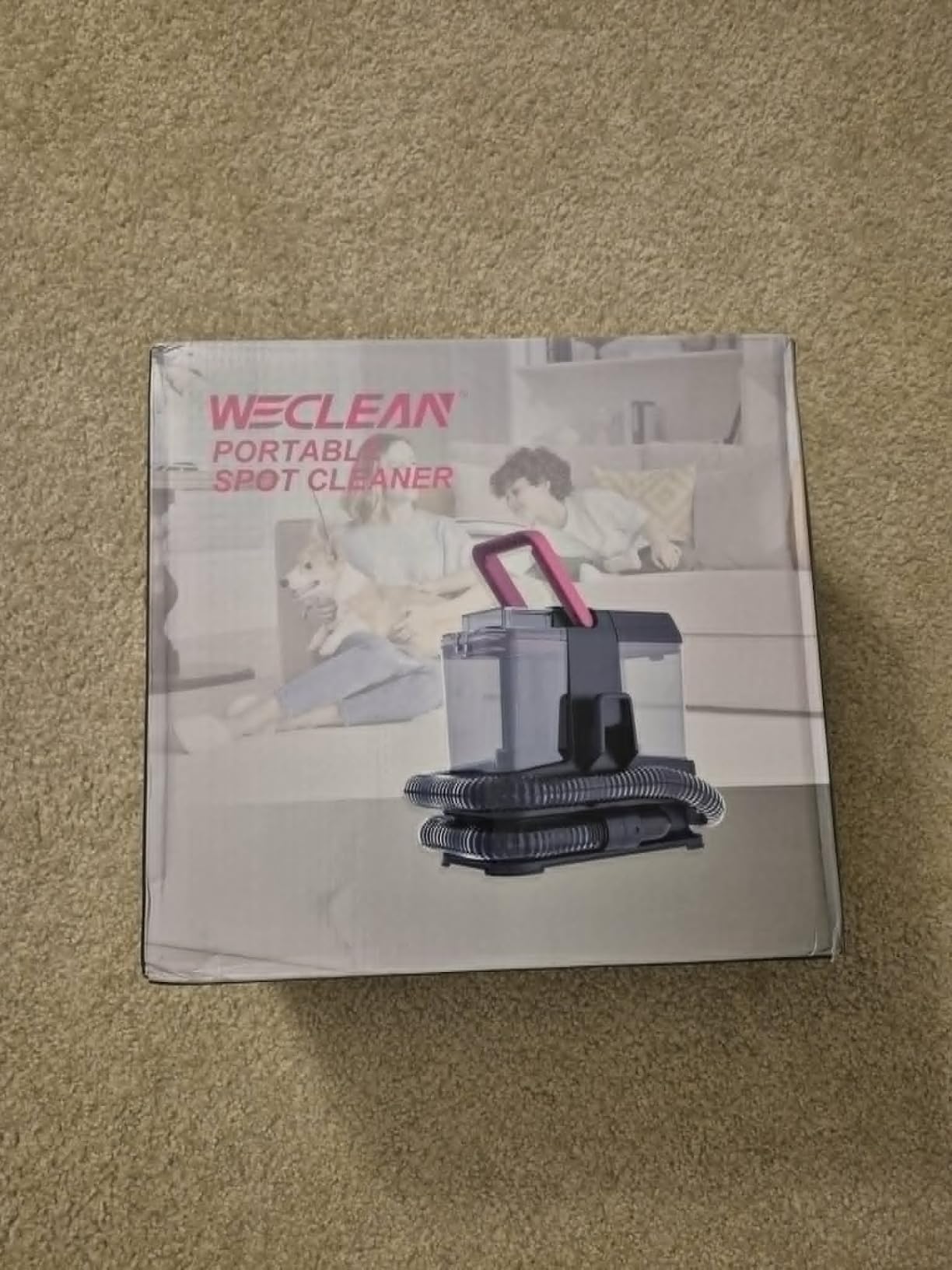 WECLEAN C5 Portable Carpet Cleaner Upholstery Deep Cleaner, Deep Cleaning for Carpet, Car Couch, with Deep Cleaning Solution customer photo 1