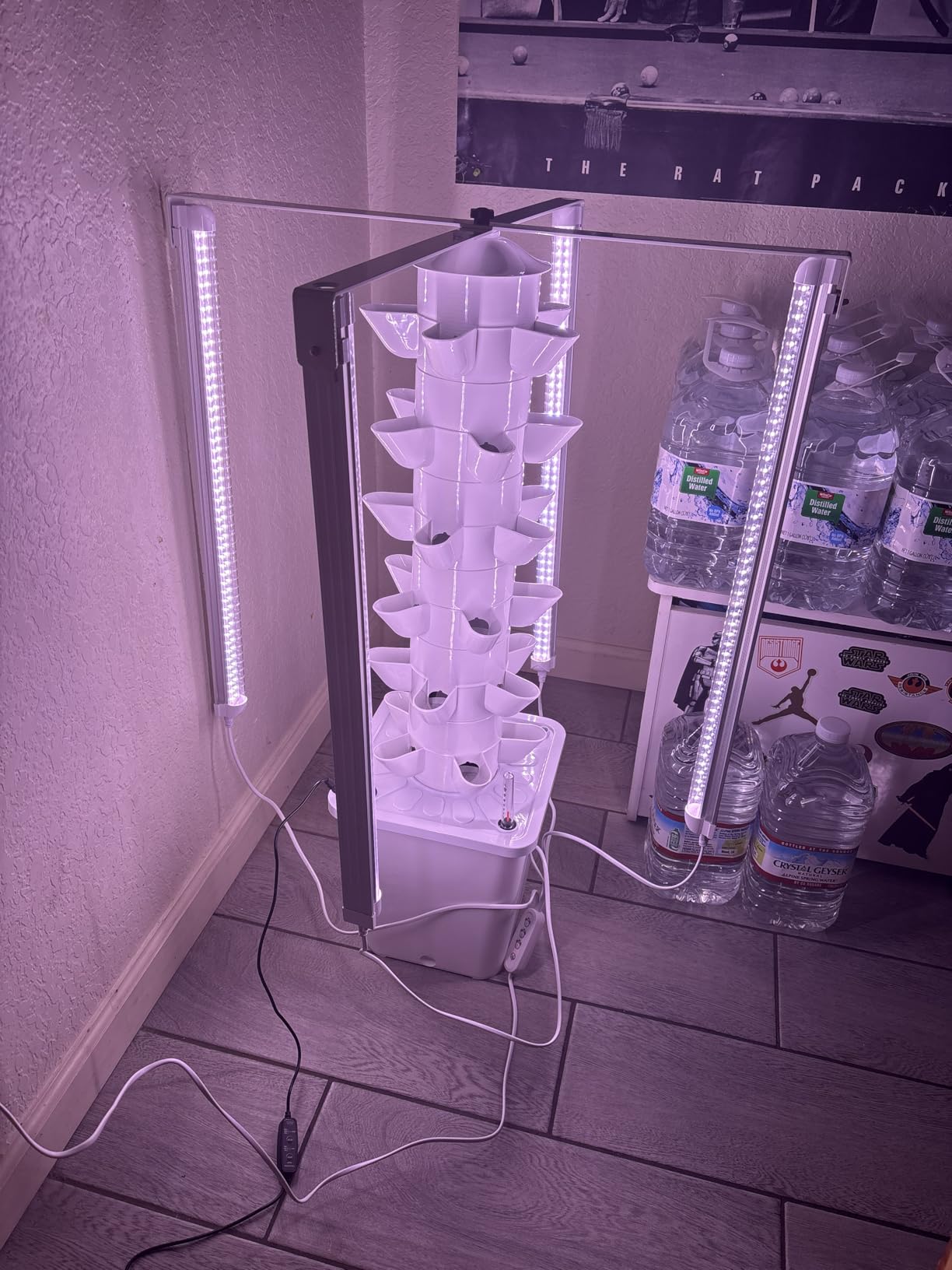 Carpathen Hydroponic Tower Growing System - Indoor Vertical Gardening System with Grow Lights for 30 Plants - Complete Kit with Timer, PH+TDS Meter, and Water Level Gauge - Indoor Herb Garden customer photo 2