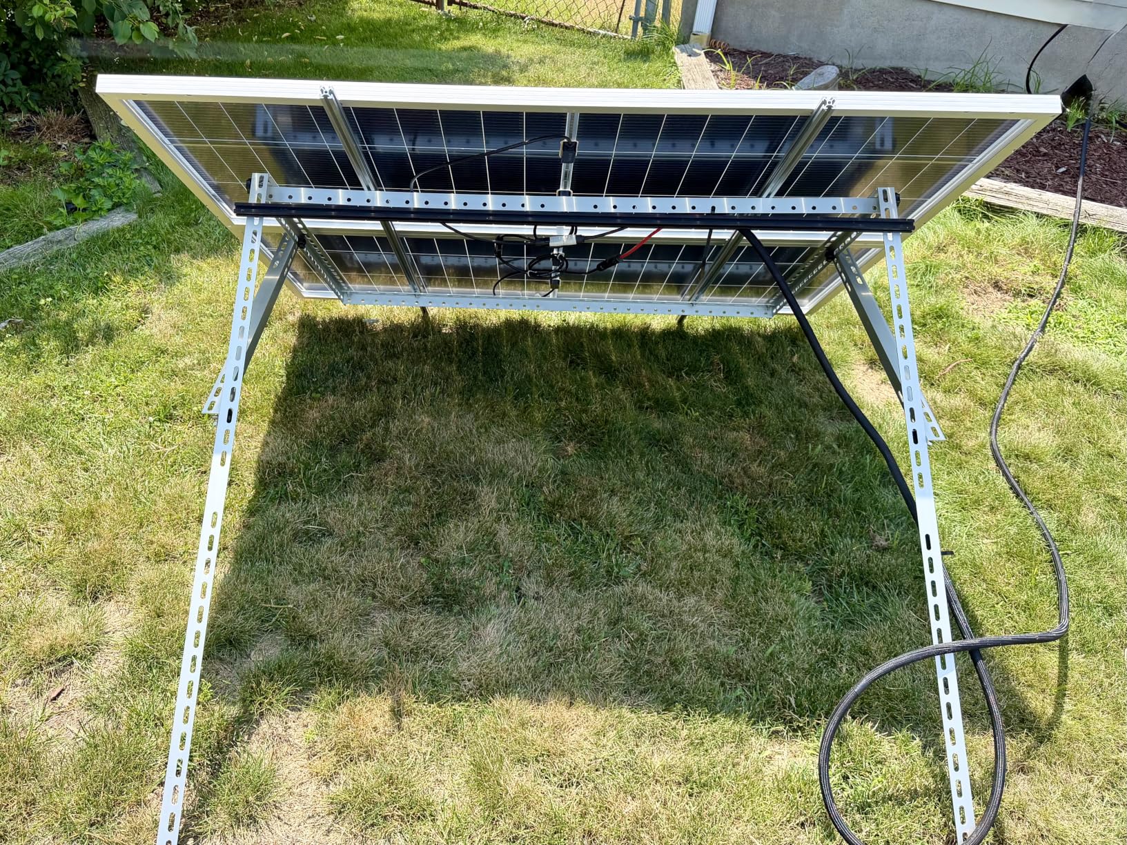 ECO-WORTHY N-Type 18BB 2Pcs 195 Watt Solar Panel, 25% High-Efficiency | 6-Zone Matrix Anti-Shade Design, Bifacial 18 Volt Monocrystalline, Ideal for RV Marine Roof Farm Home Off-Grid Syatems customer photo 2