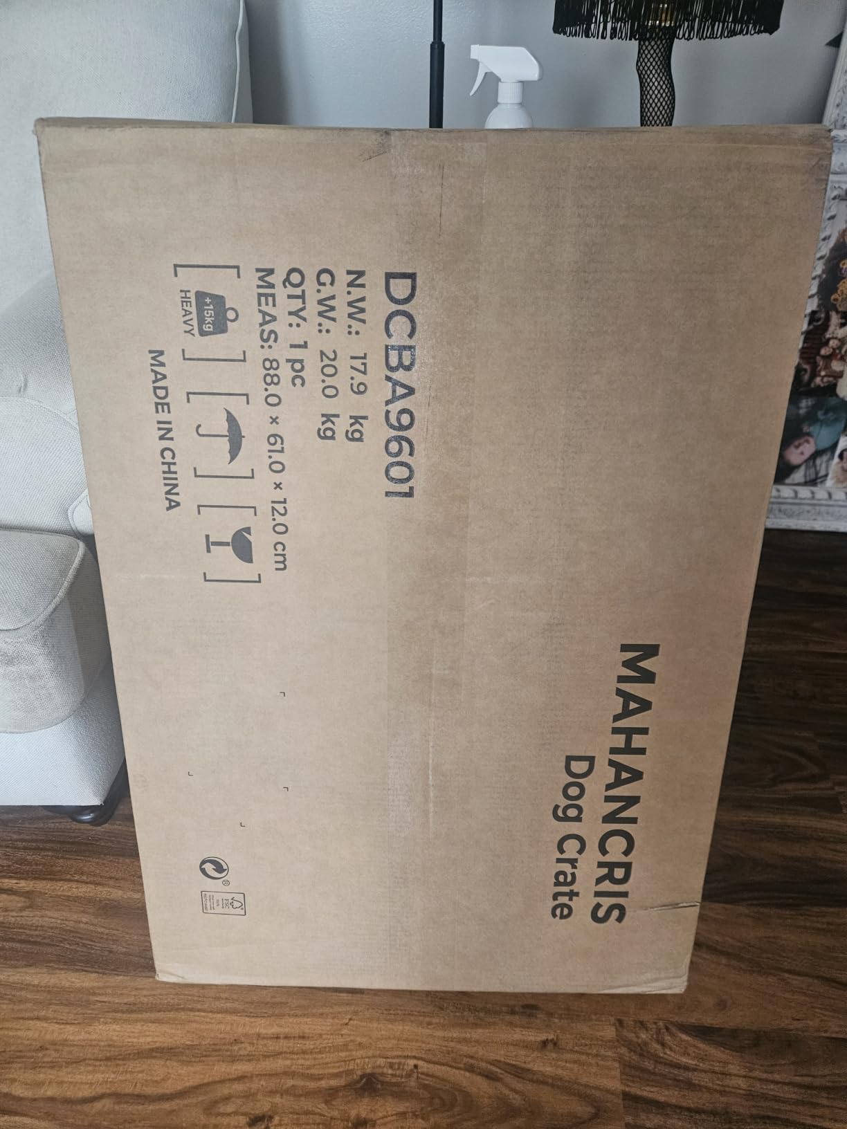 MAHANCRIS Dog Crate Furniture, 31.5