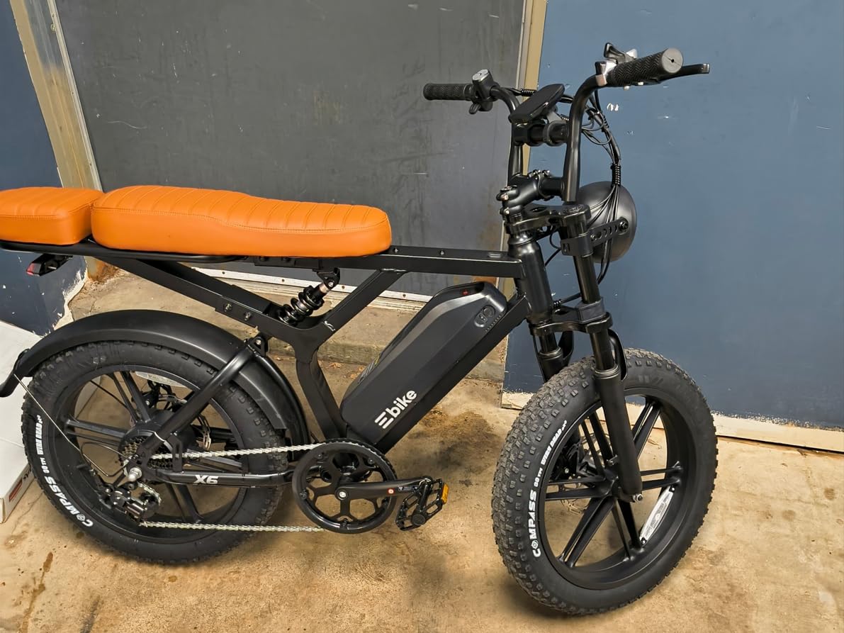 SISIGAD Electric Bike for Adults,1500W Peak Motor,Range 80 Miles,20